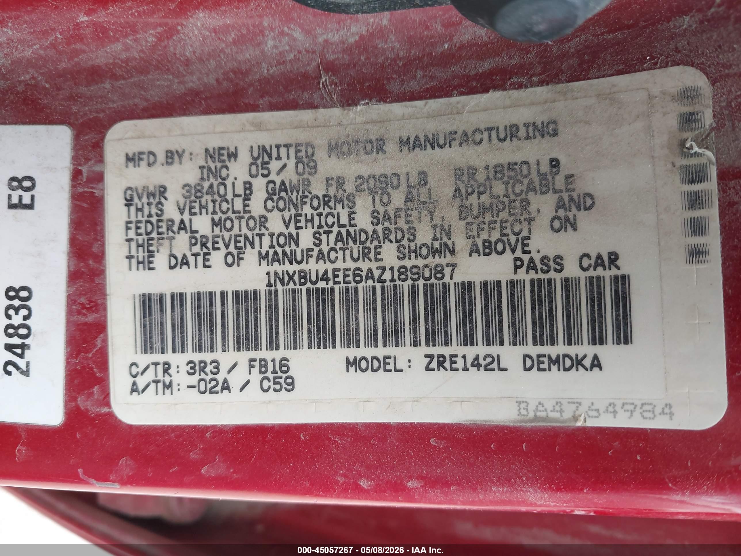 TOYOTA COROLLA image 9