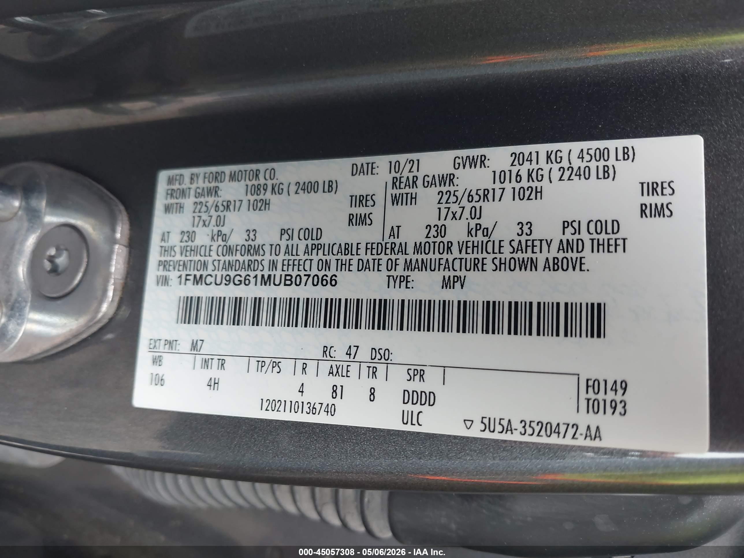 FORD ESCAPE image 9