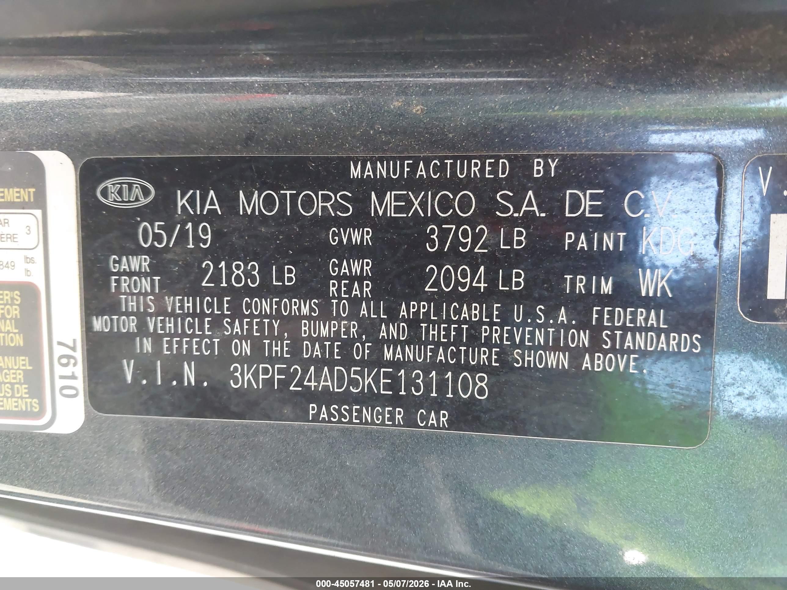 KIA FORTE image 9