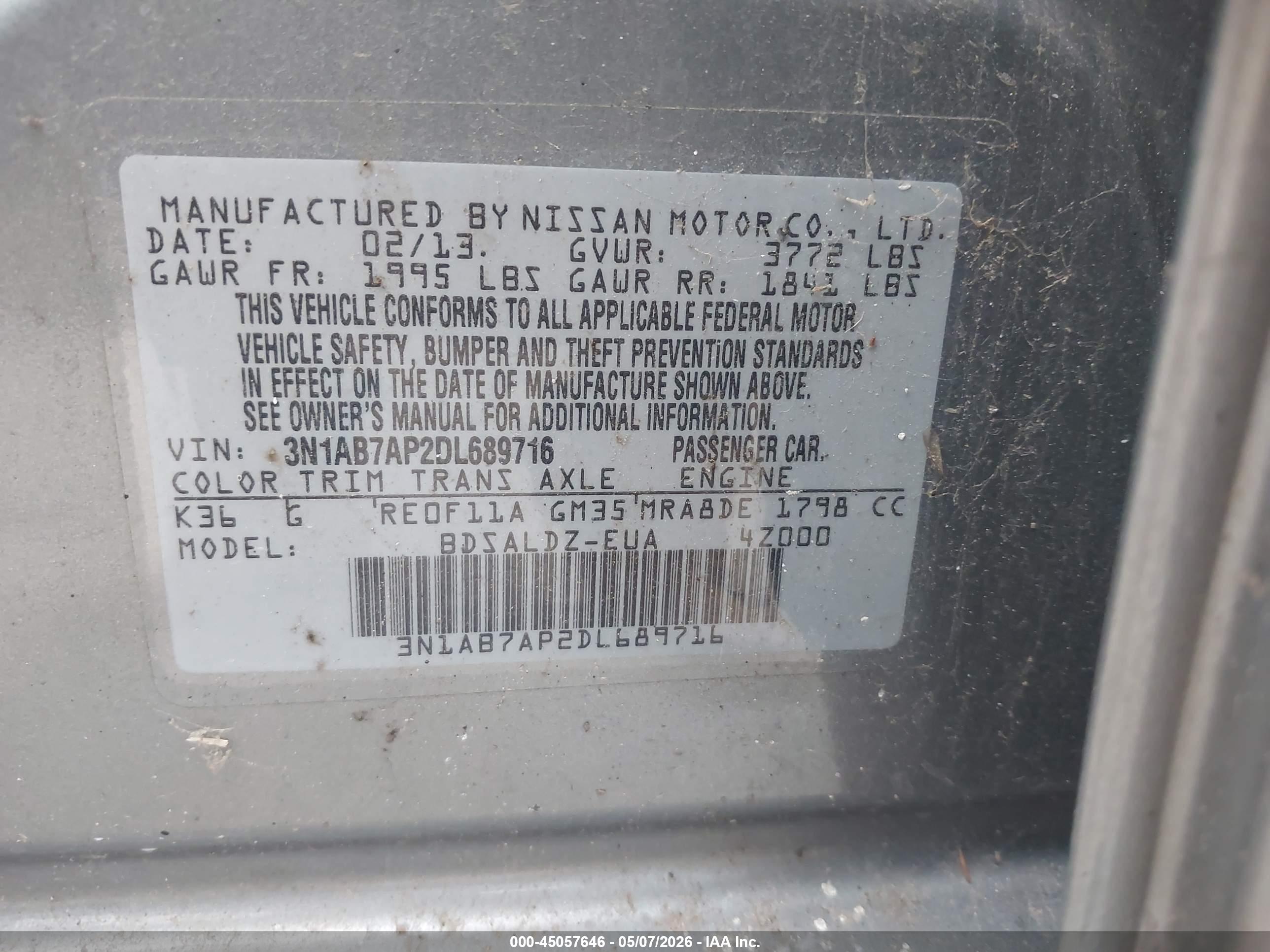 NISSAN SENTRA image 9
