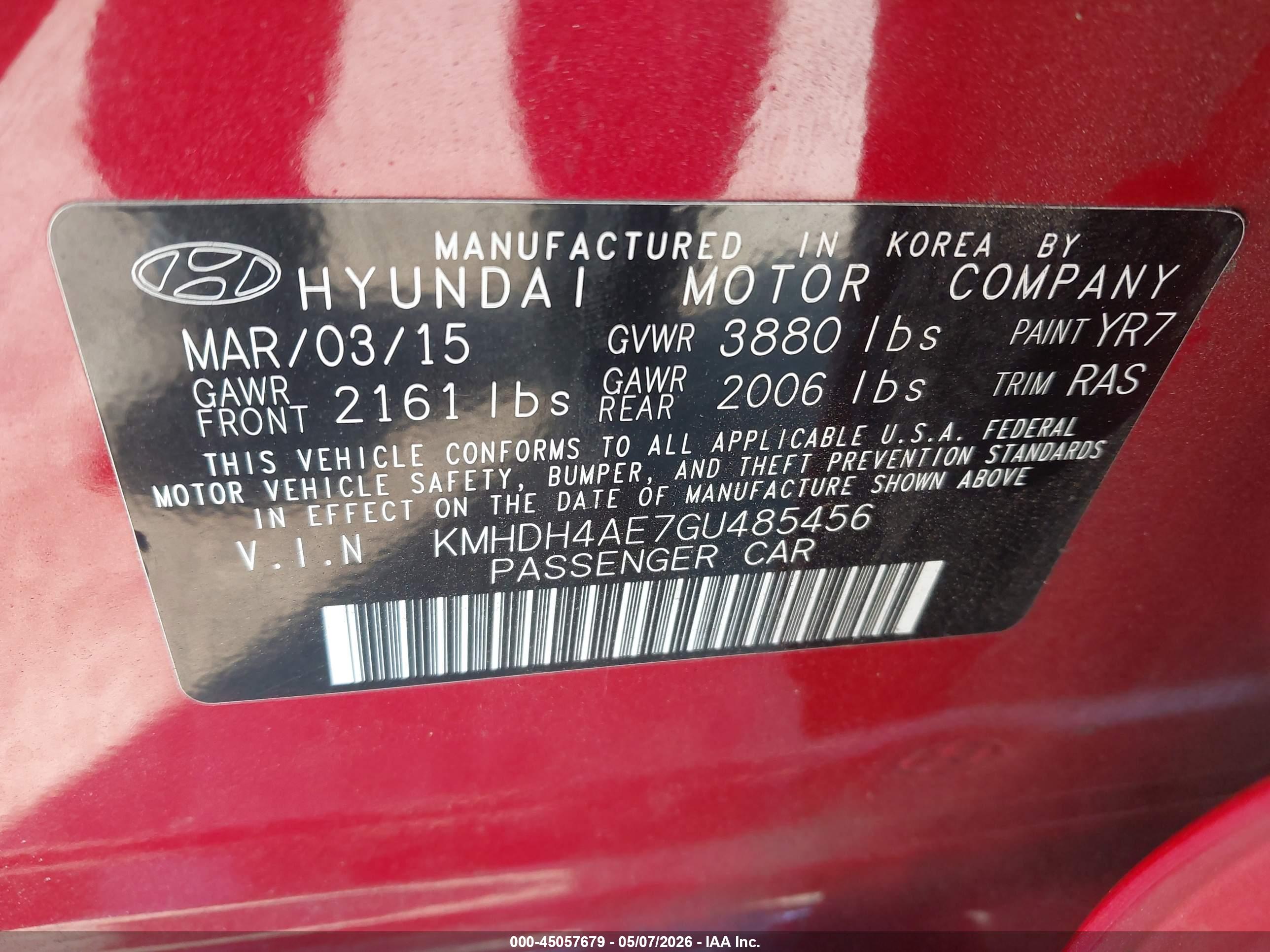 HYUNDAI ELANTRA image 9
