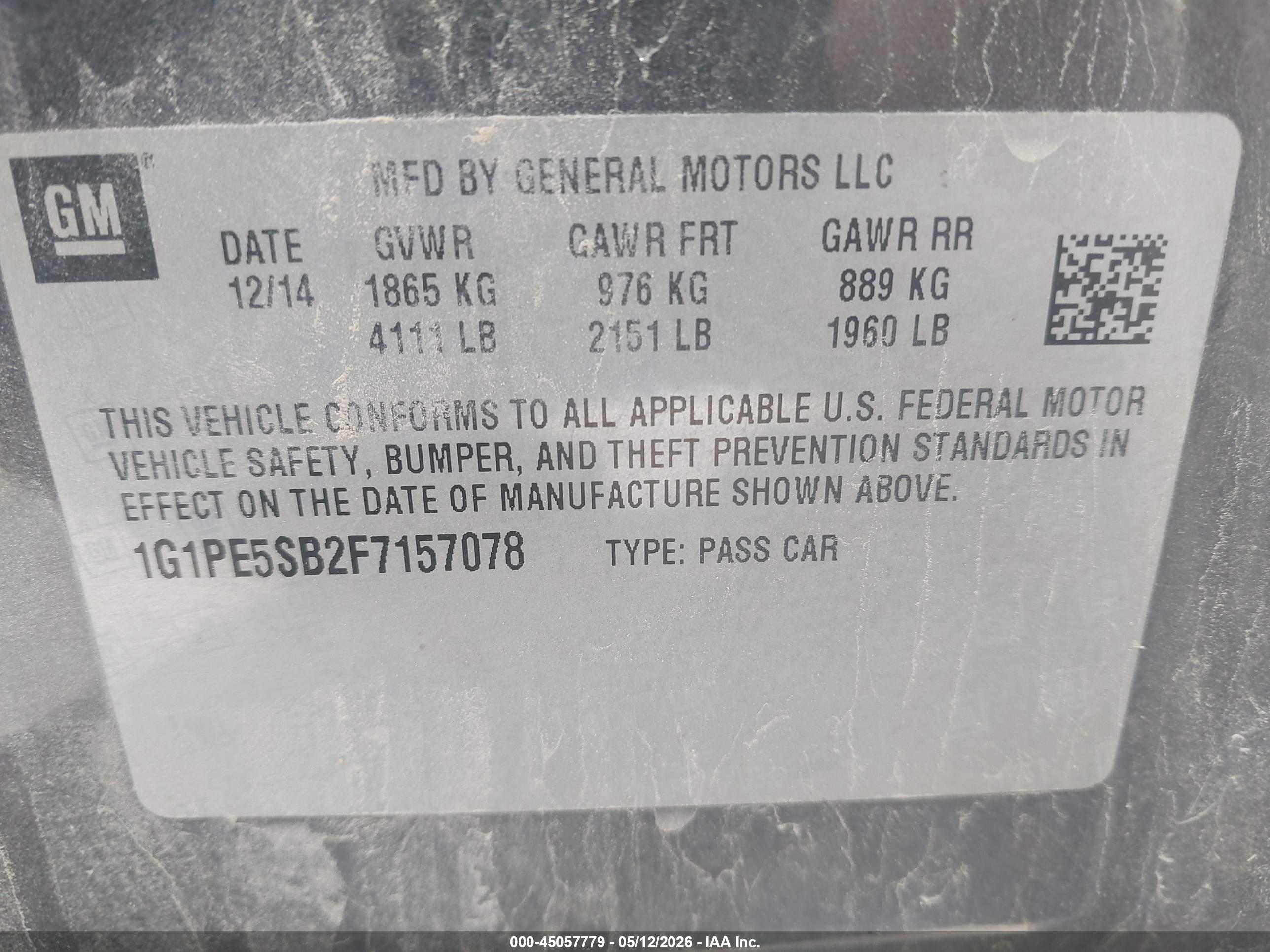 CHEVROLET CRUZE image 9