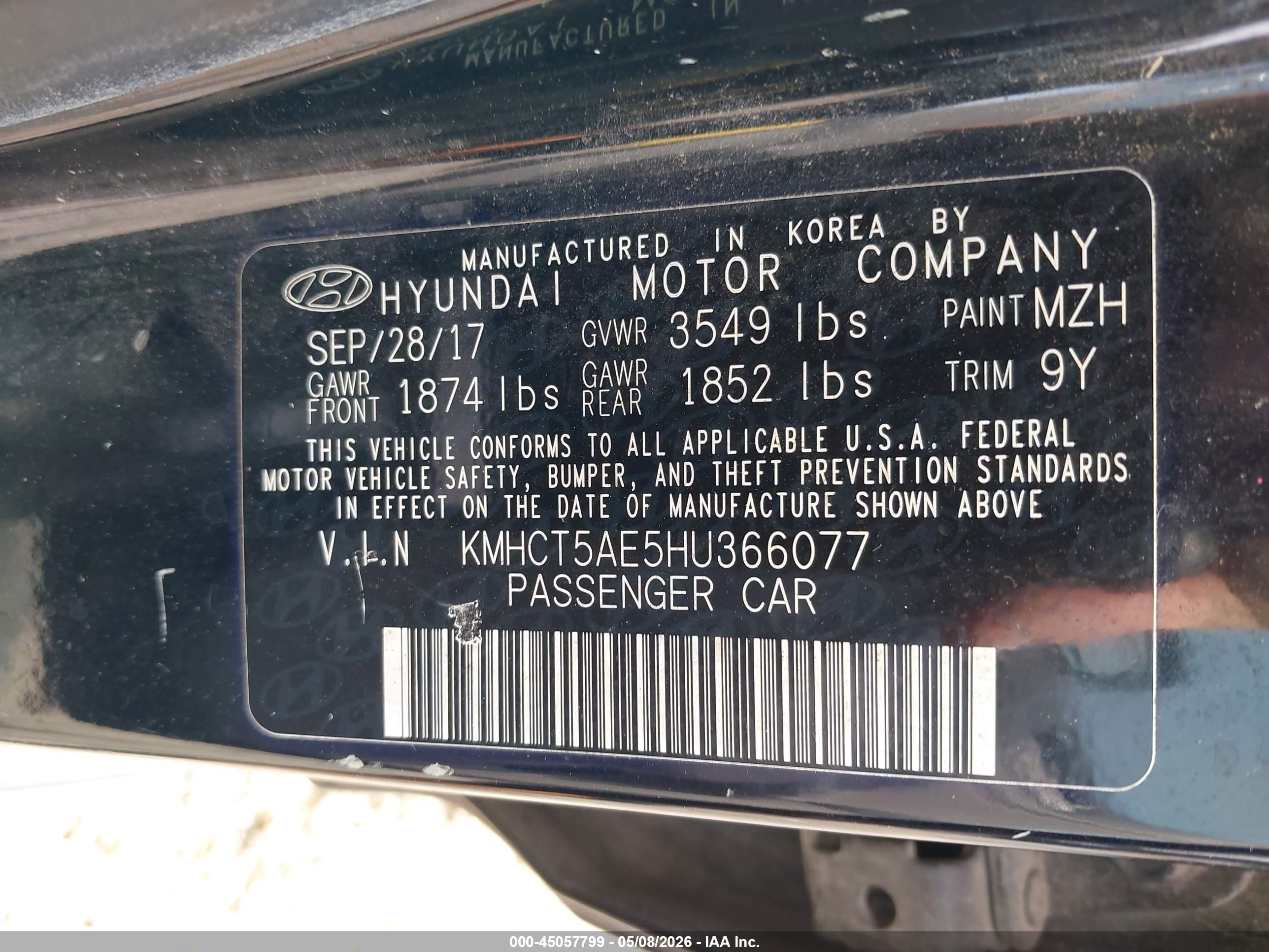 HYUNDAI ACCENT image 9
