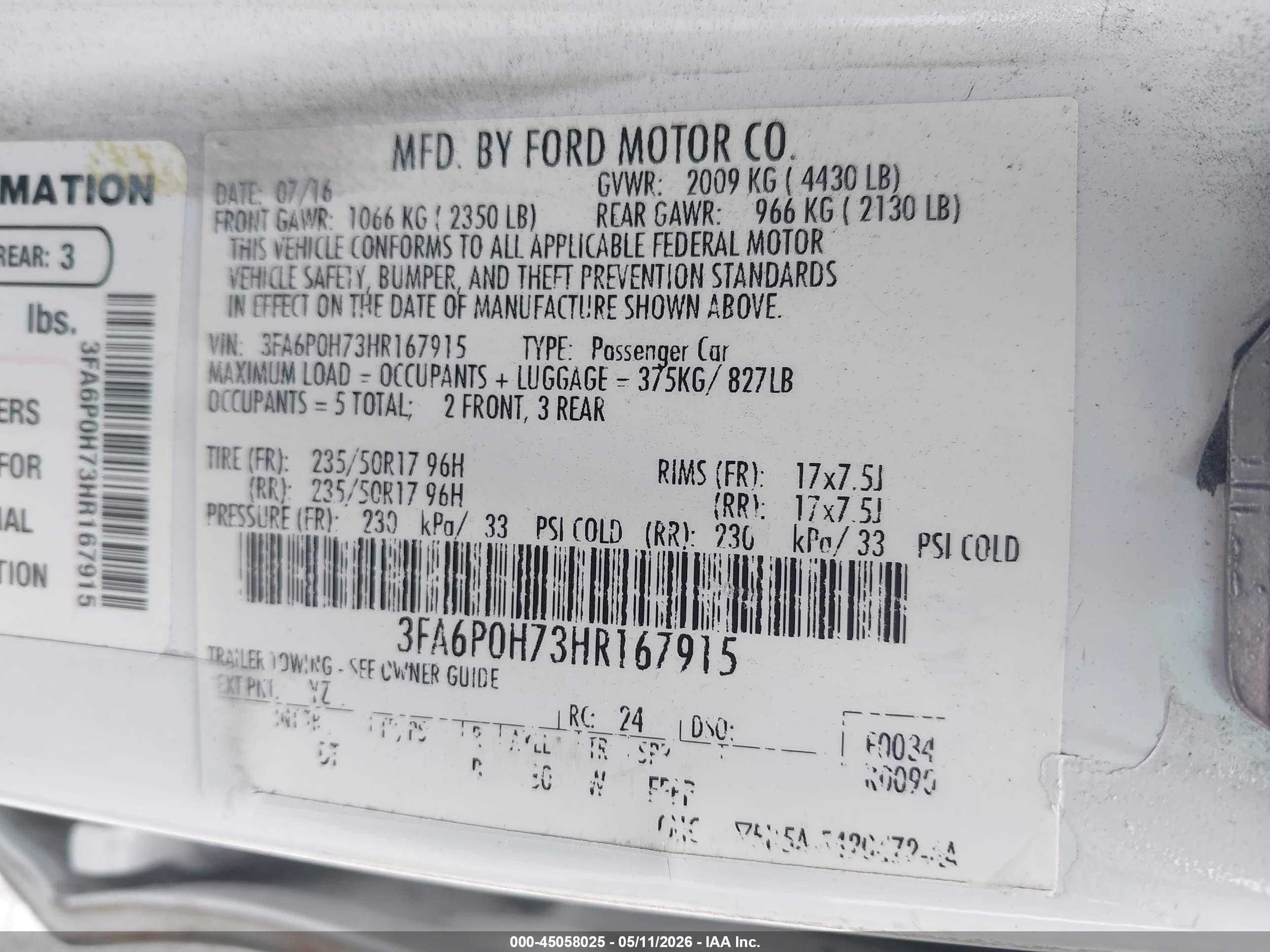 FORD FUSION image 9