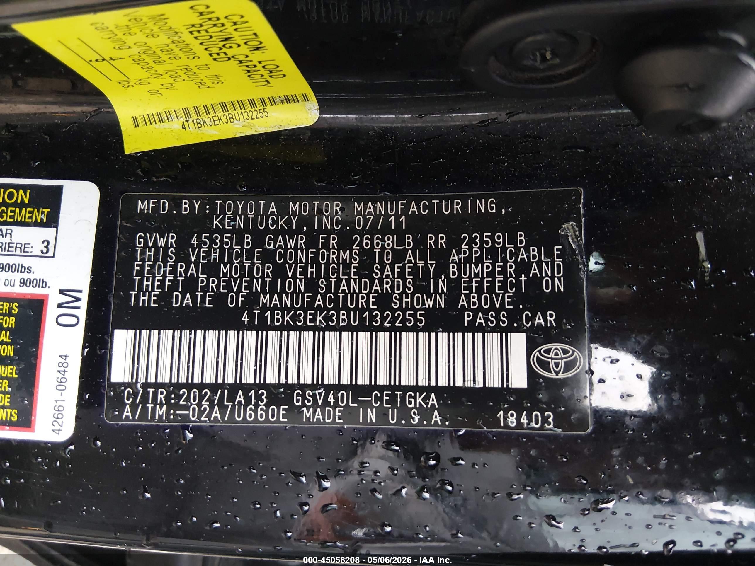 TOYOTA CAMRY image 9