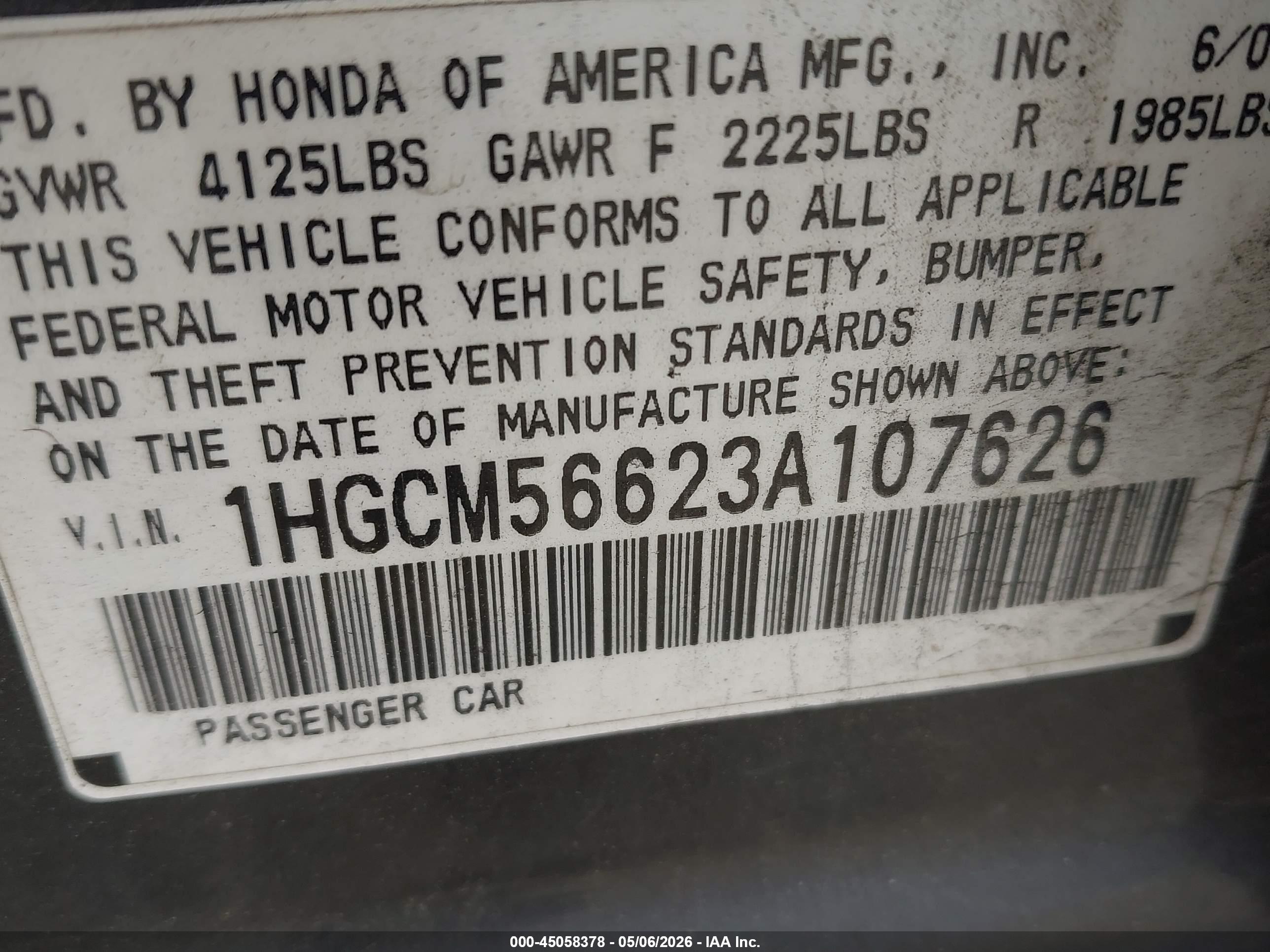 HONDA ACCORD image 9