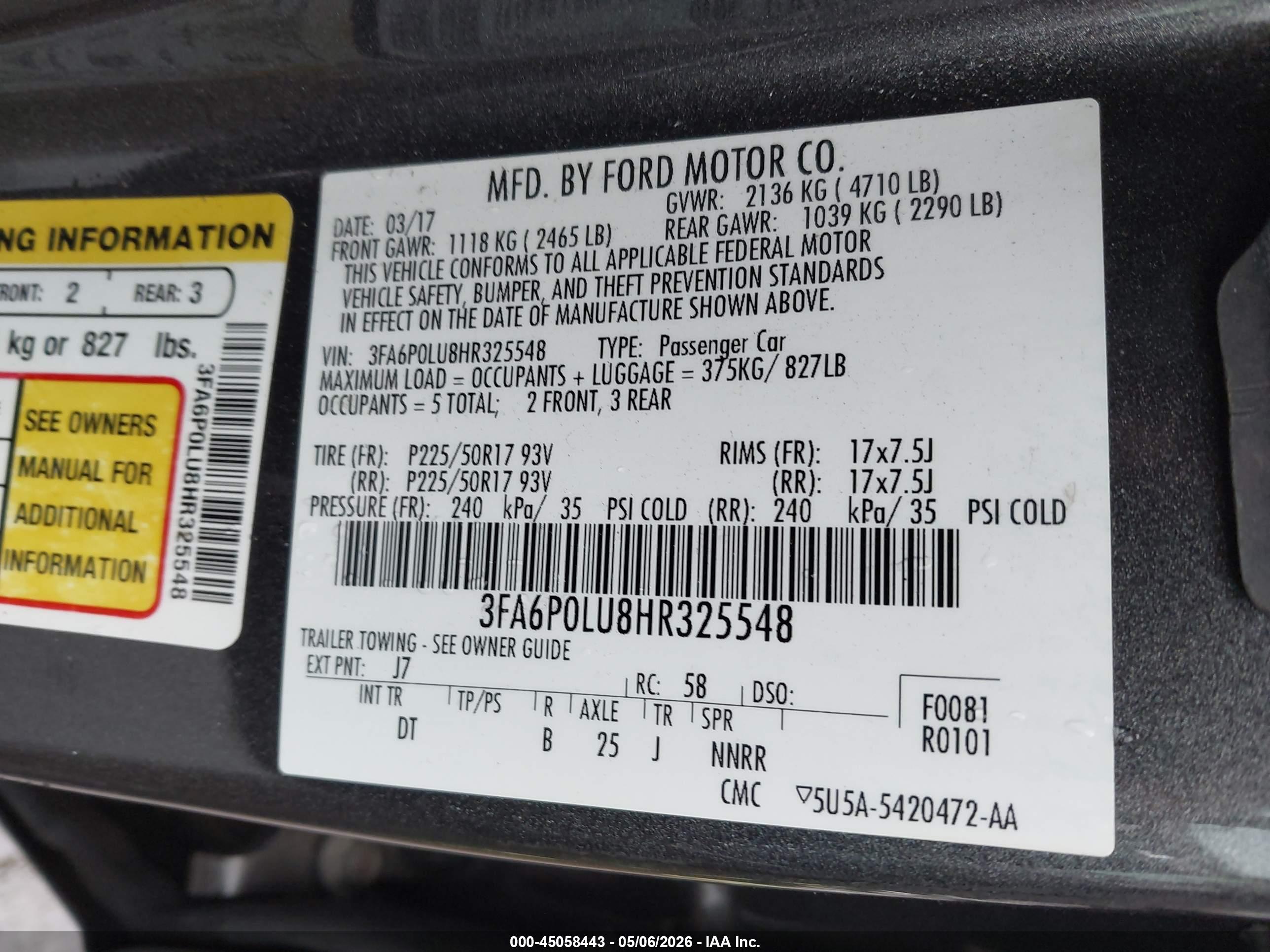 FORD FUSION image 9
