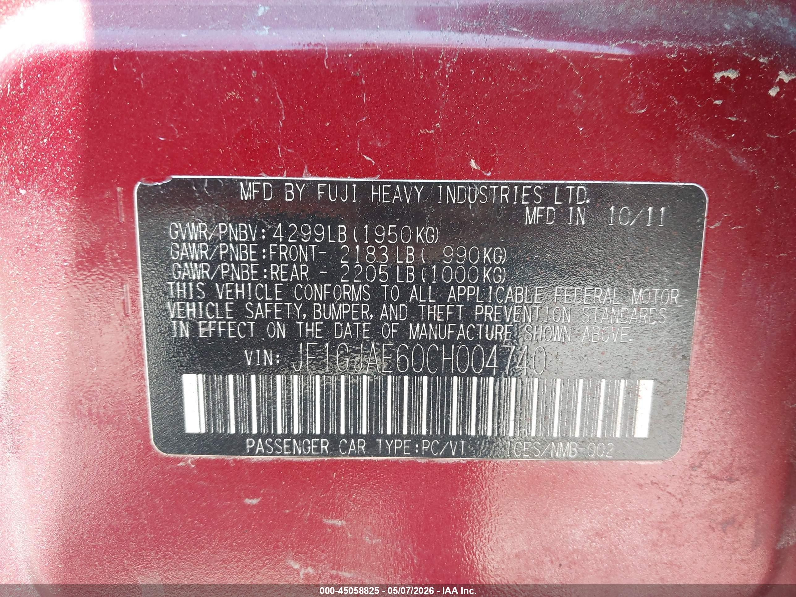 SUBARU IMPREZA image 9