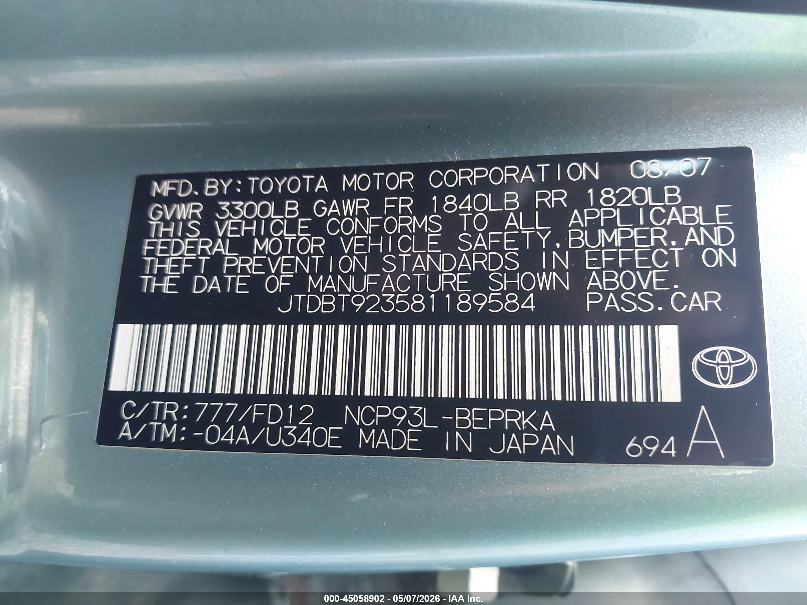 TOYOTA YARIS image 9