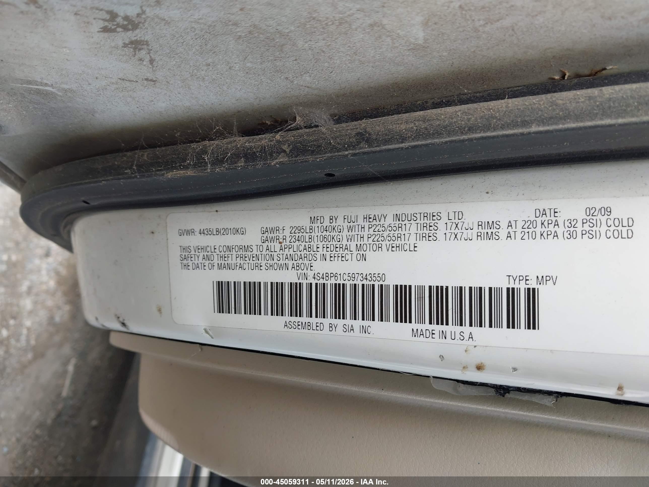 SUBARU OUTBACK image 9