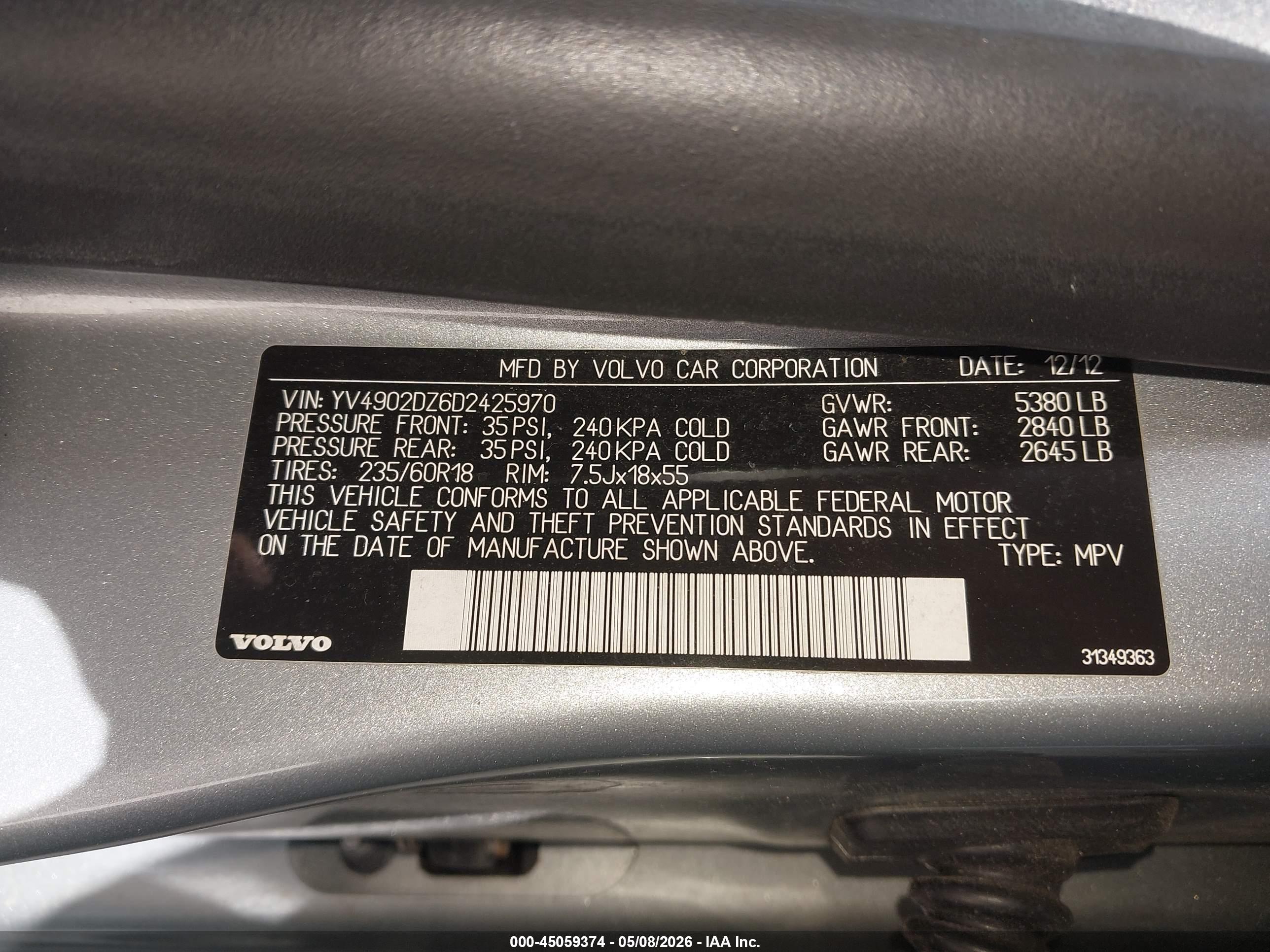 VOLVO XC60 image 9