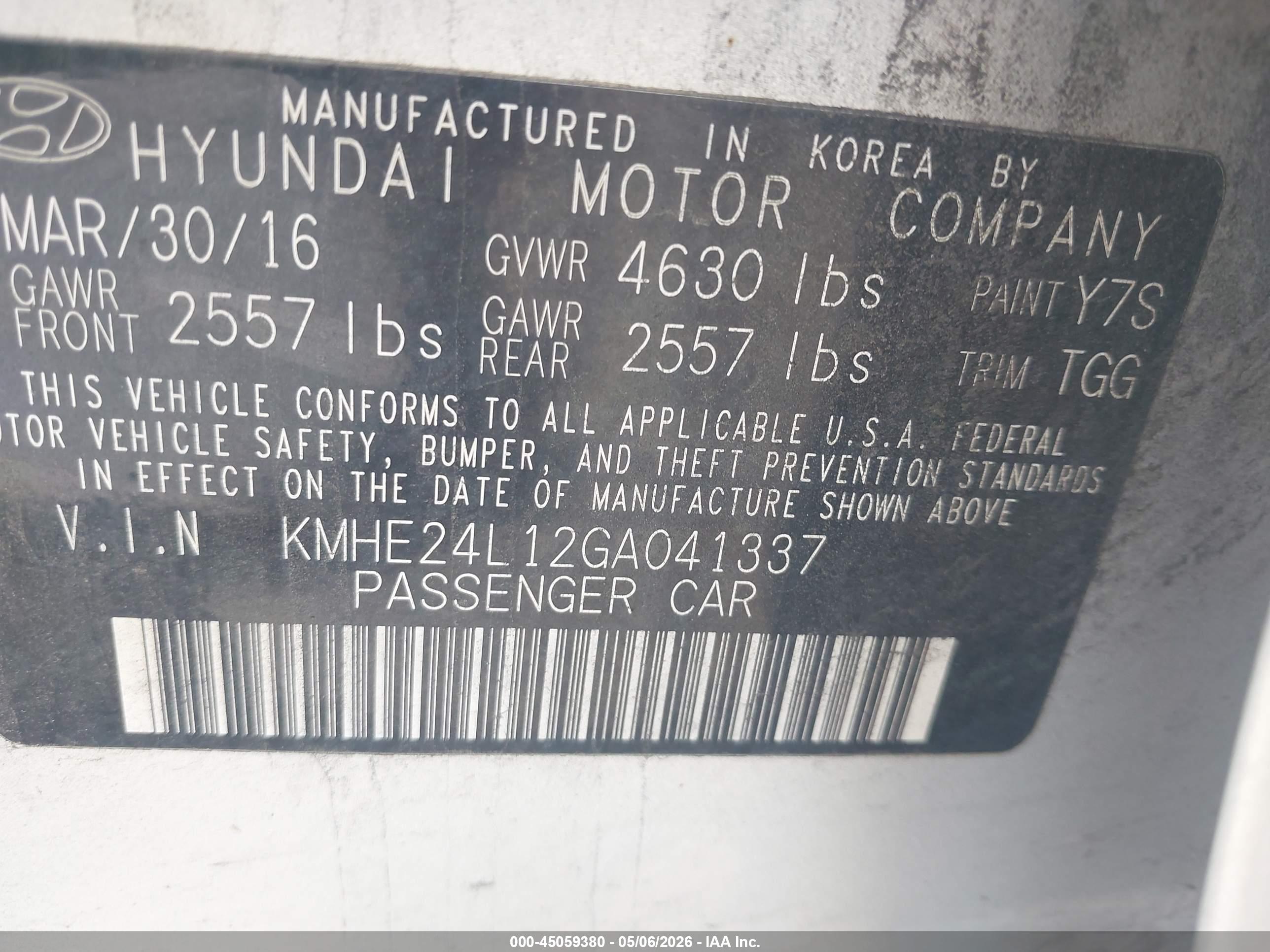 HYUNDAI SONATA image 9
