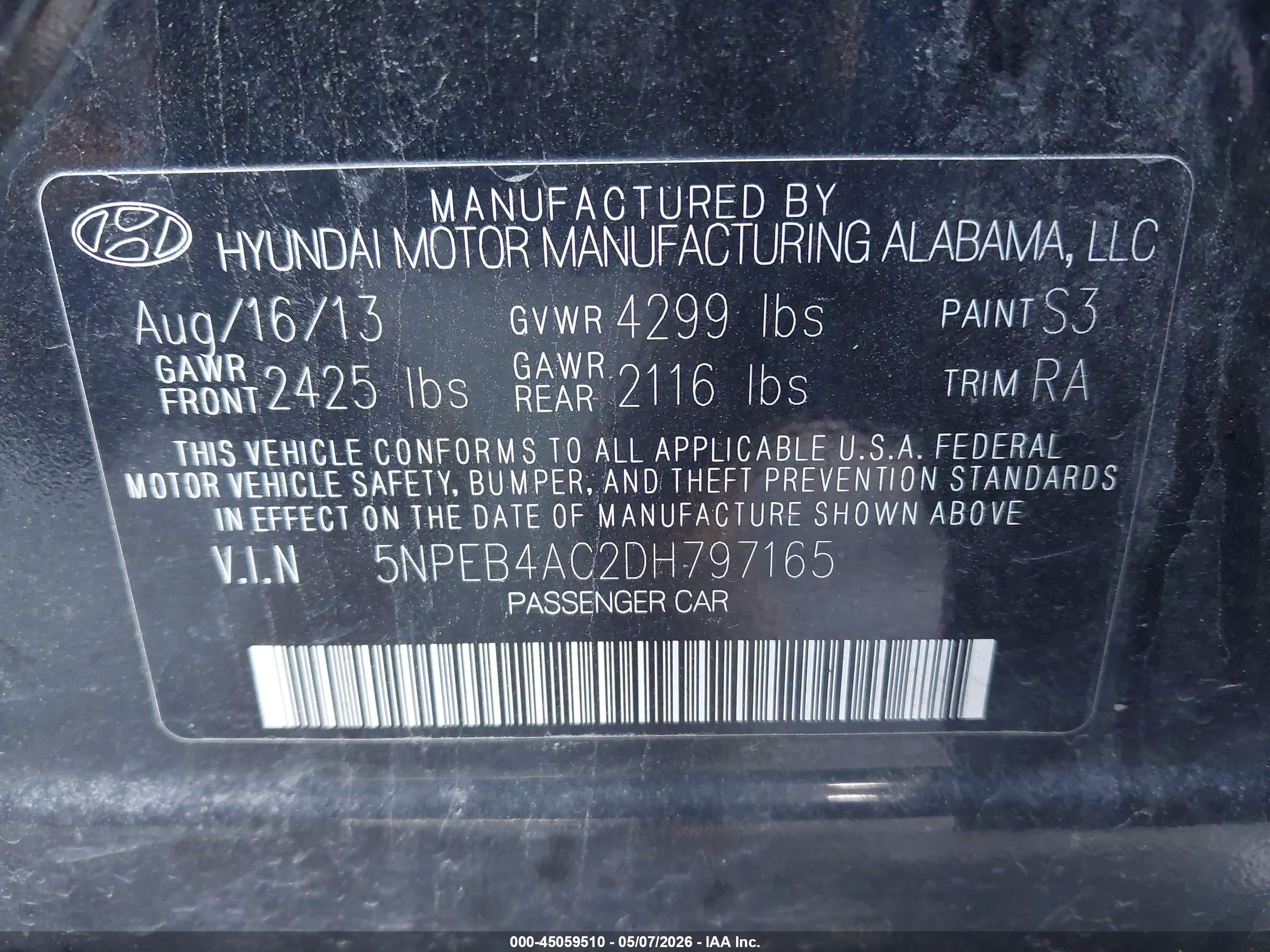 HYUNDAI SONATA image 9