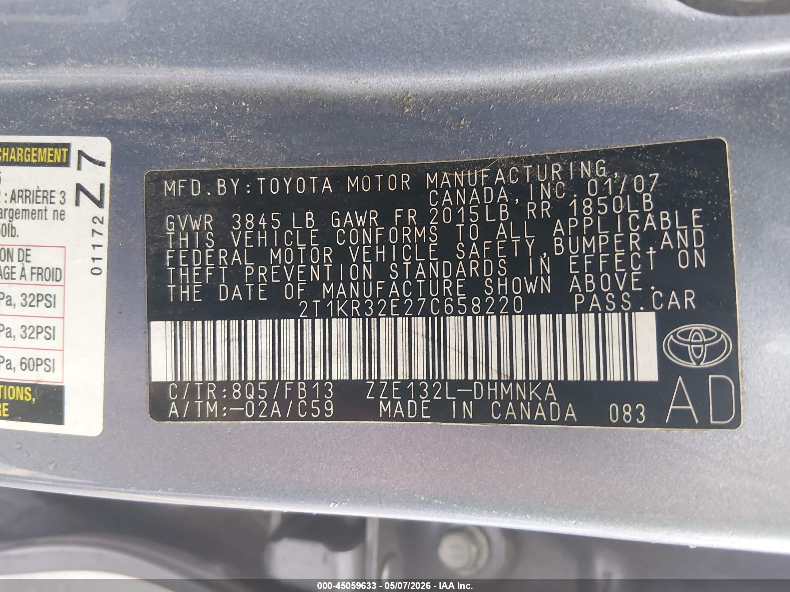 TOYOTA MATRIX image 9