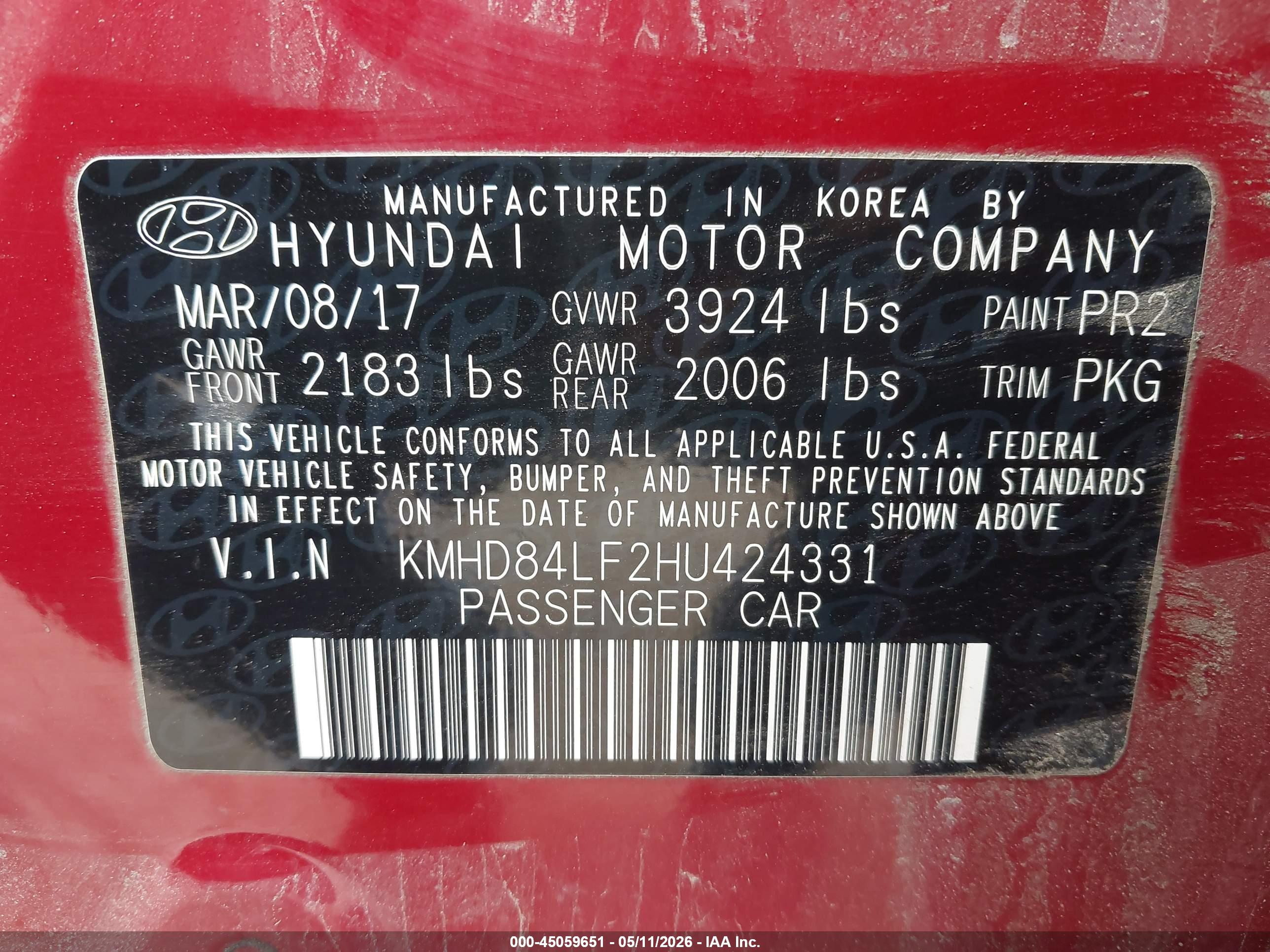 HYUNDAI ELANTRA image 9