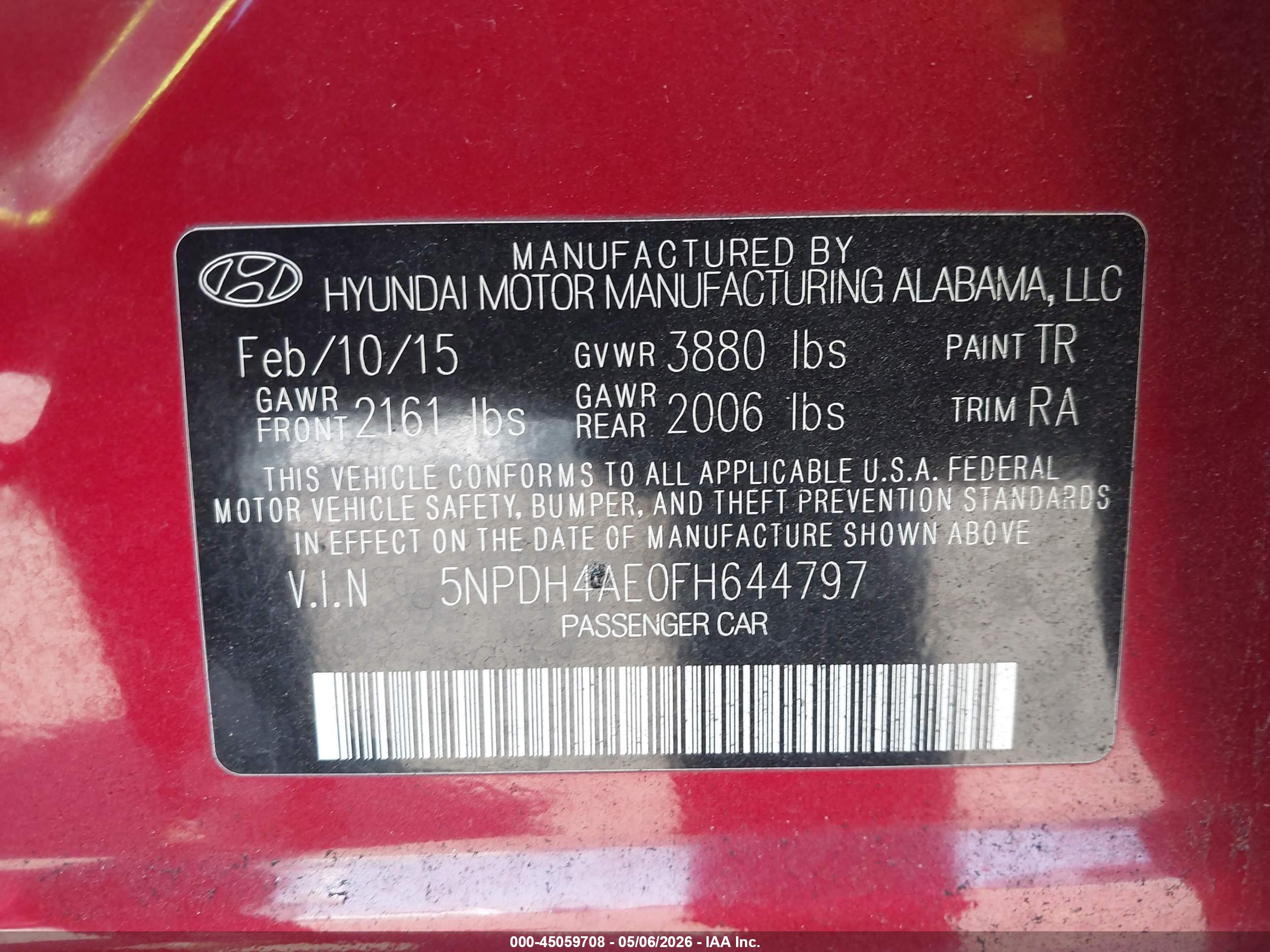 HYUNDAI ELANTRA image 9