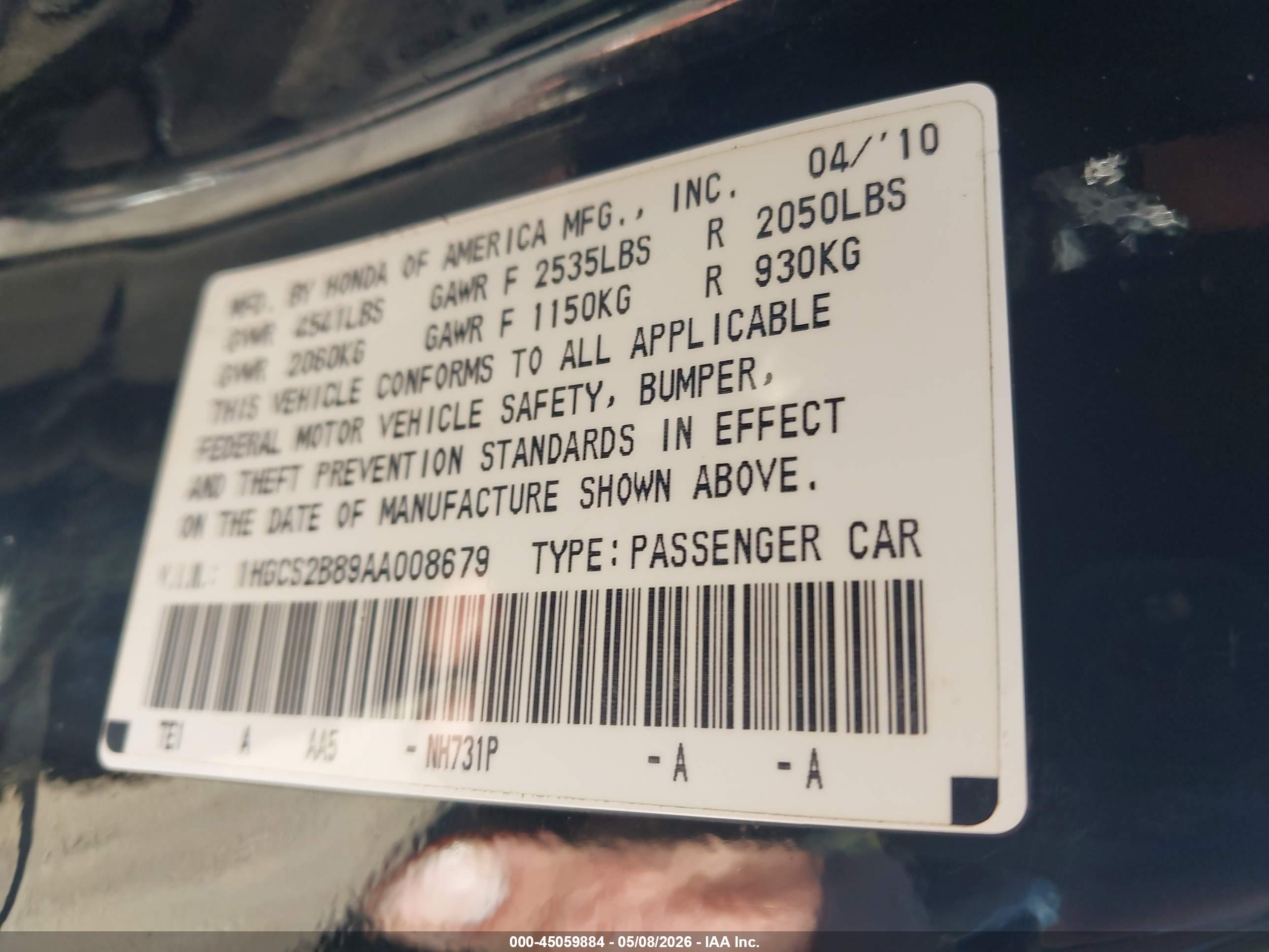 HONDA ACCORD image 9