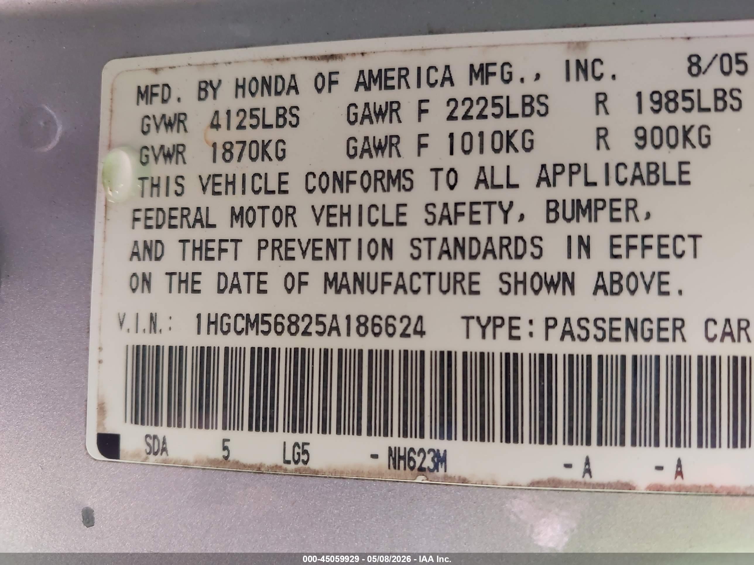 HONDA ACCORD image 9
