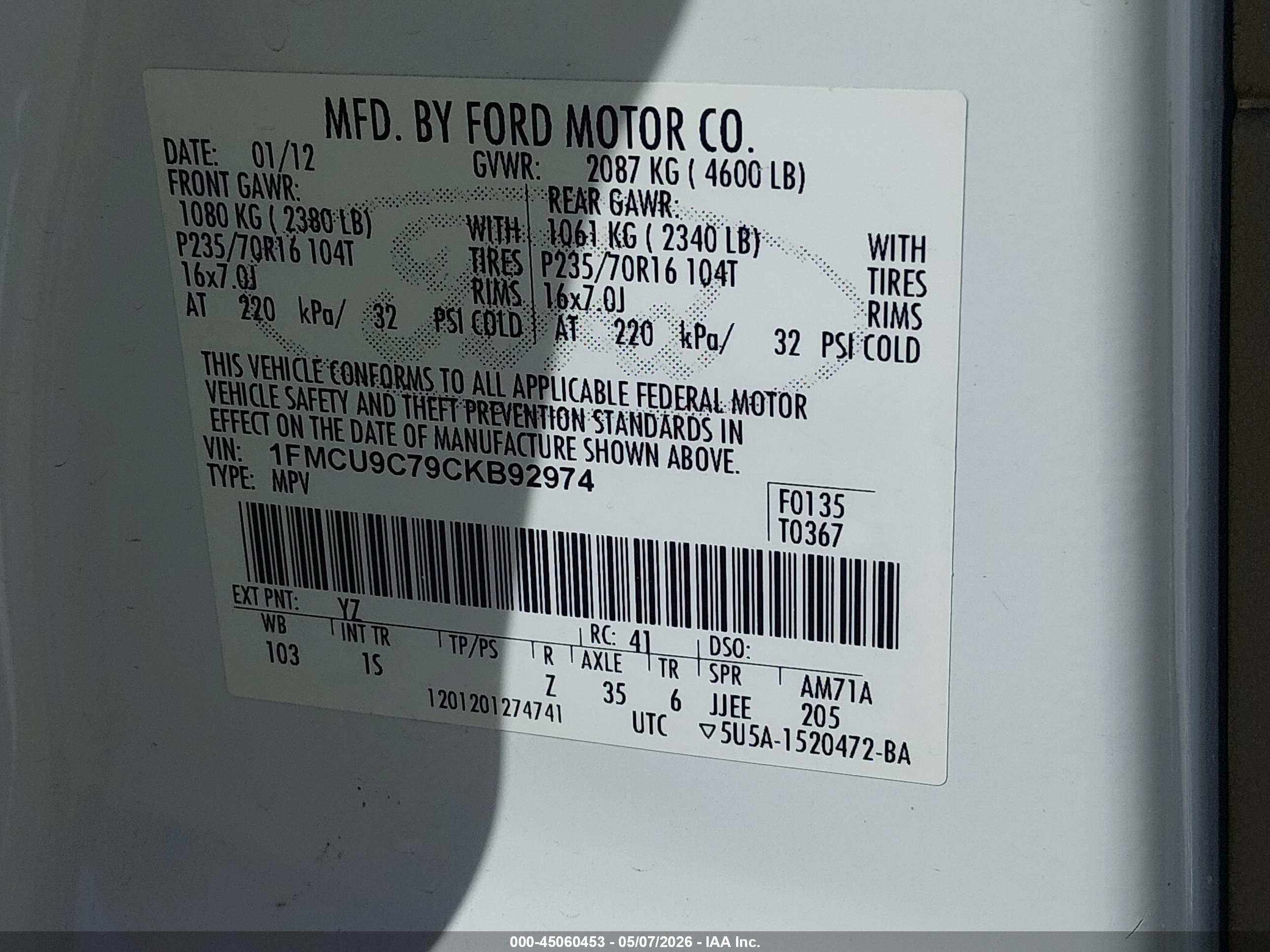 FORD ESCAPE image 9