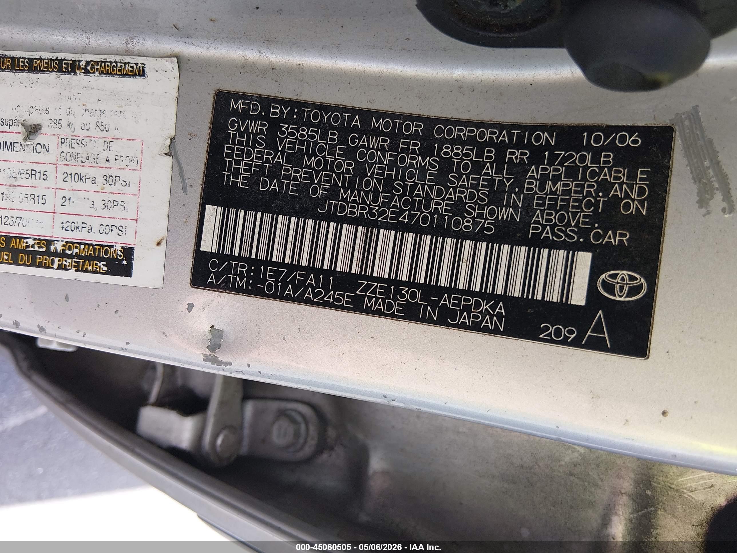 TOYOTA COROLLA image 9