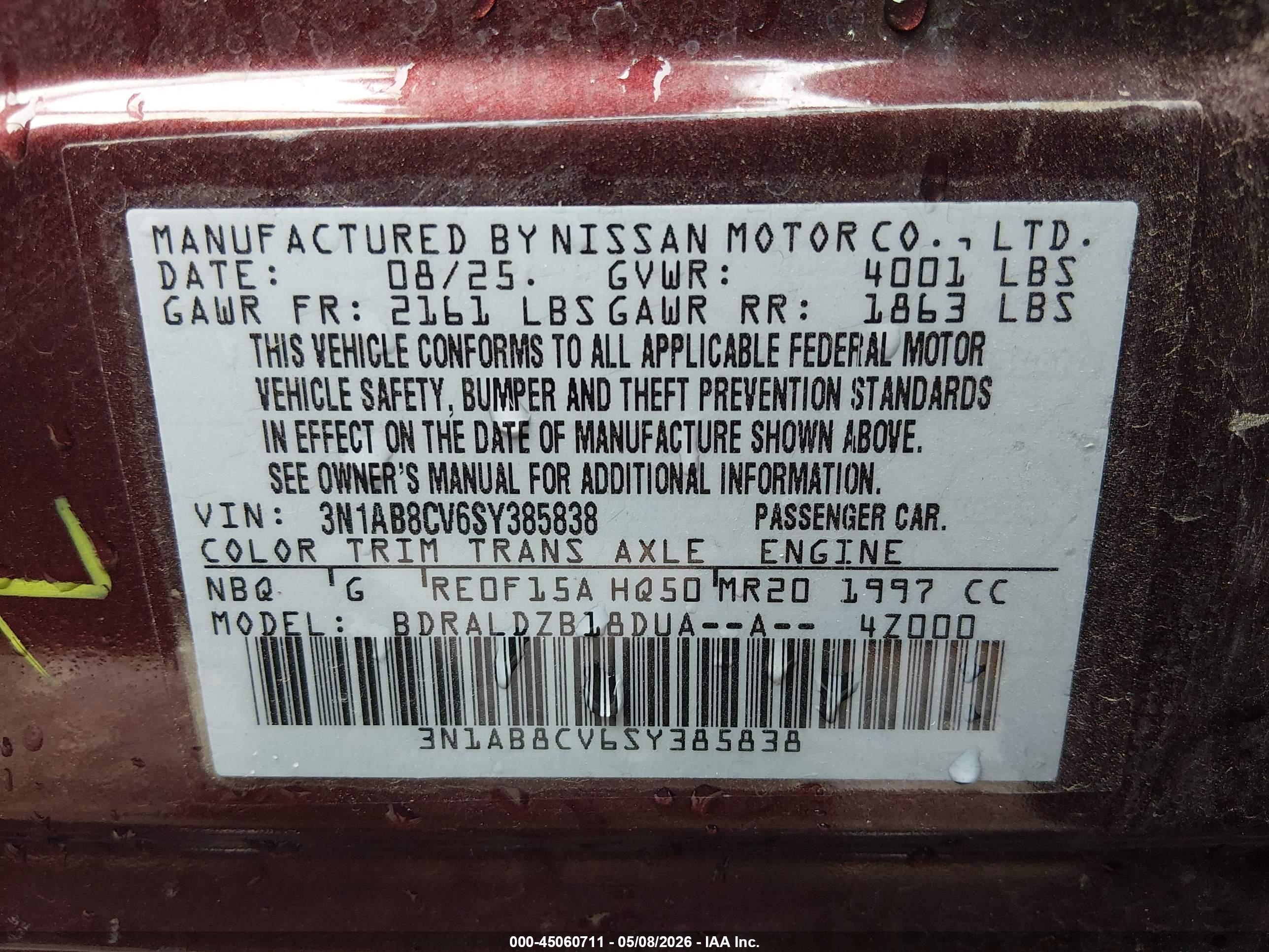 NISSAN SENTRA image 9