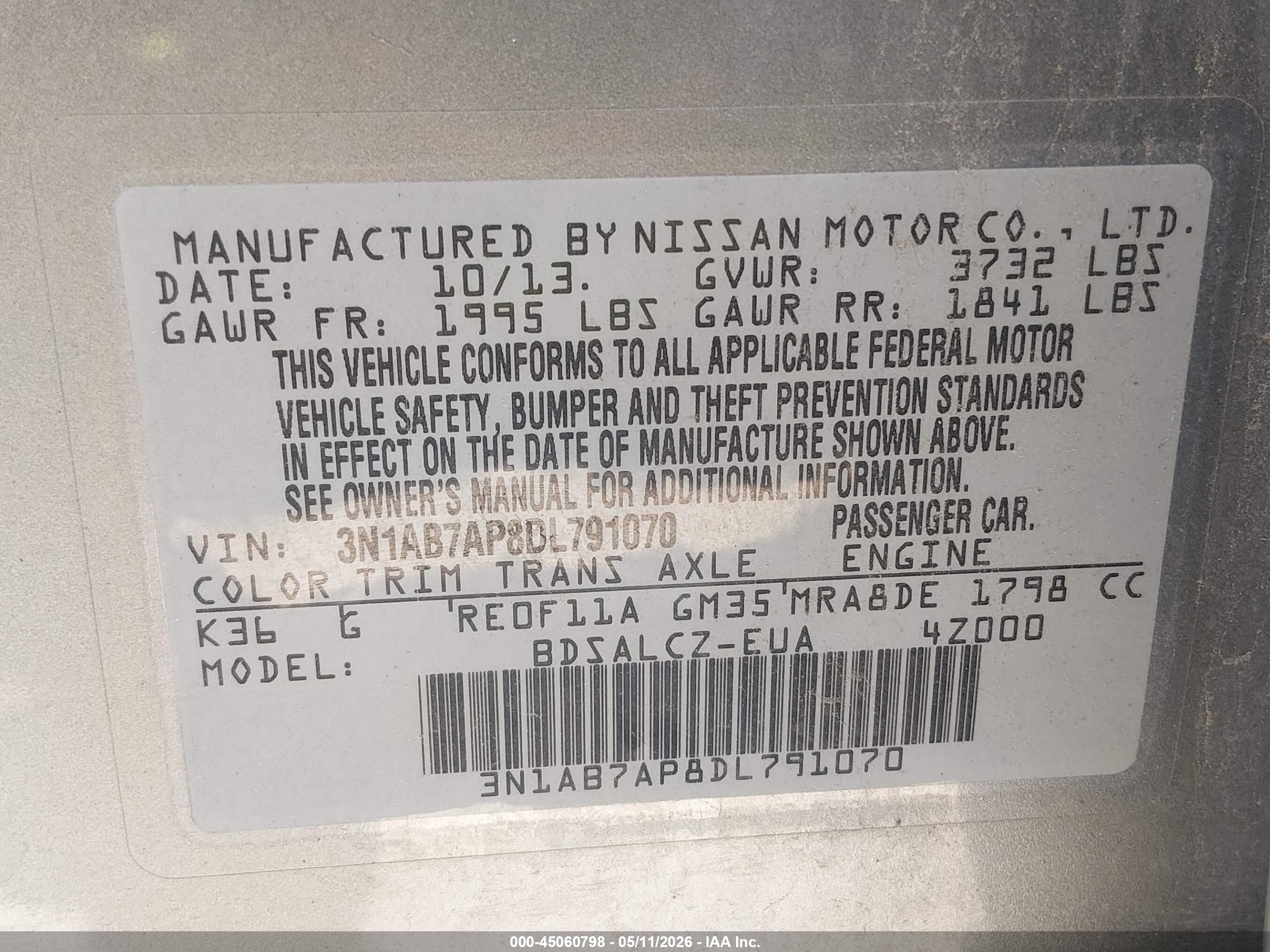 NISSAN SENTRA image 9