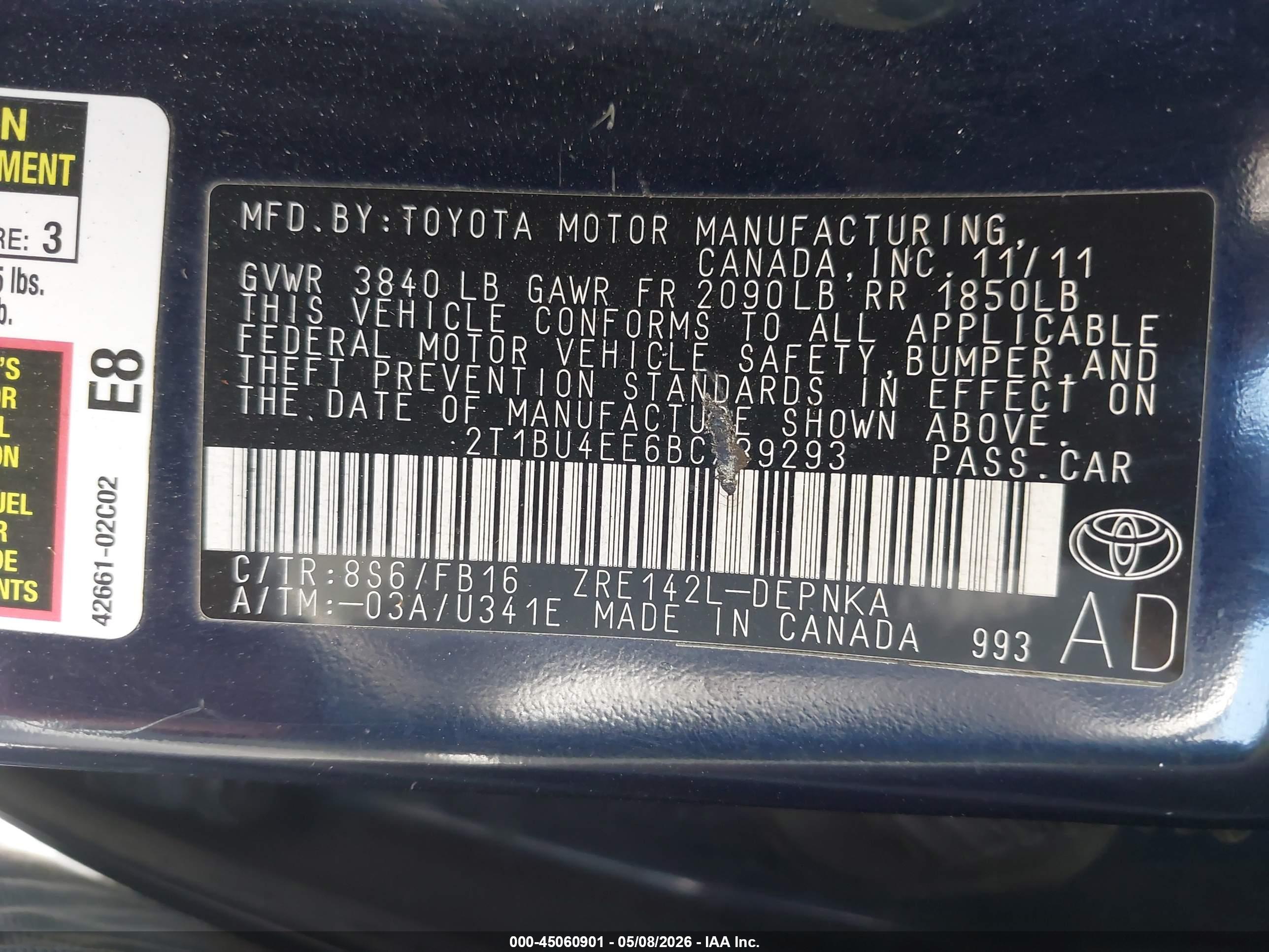 TOYOTA COROLLA image 9
