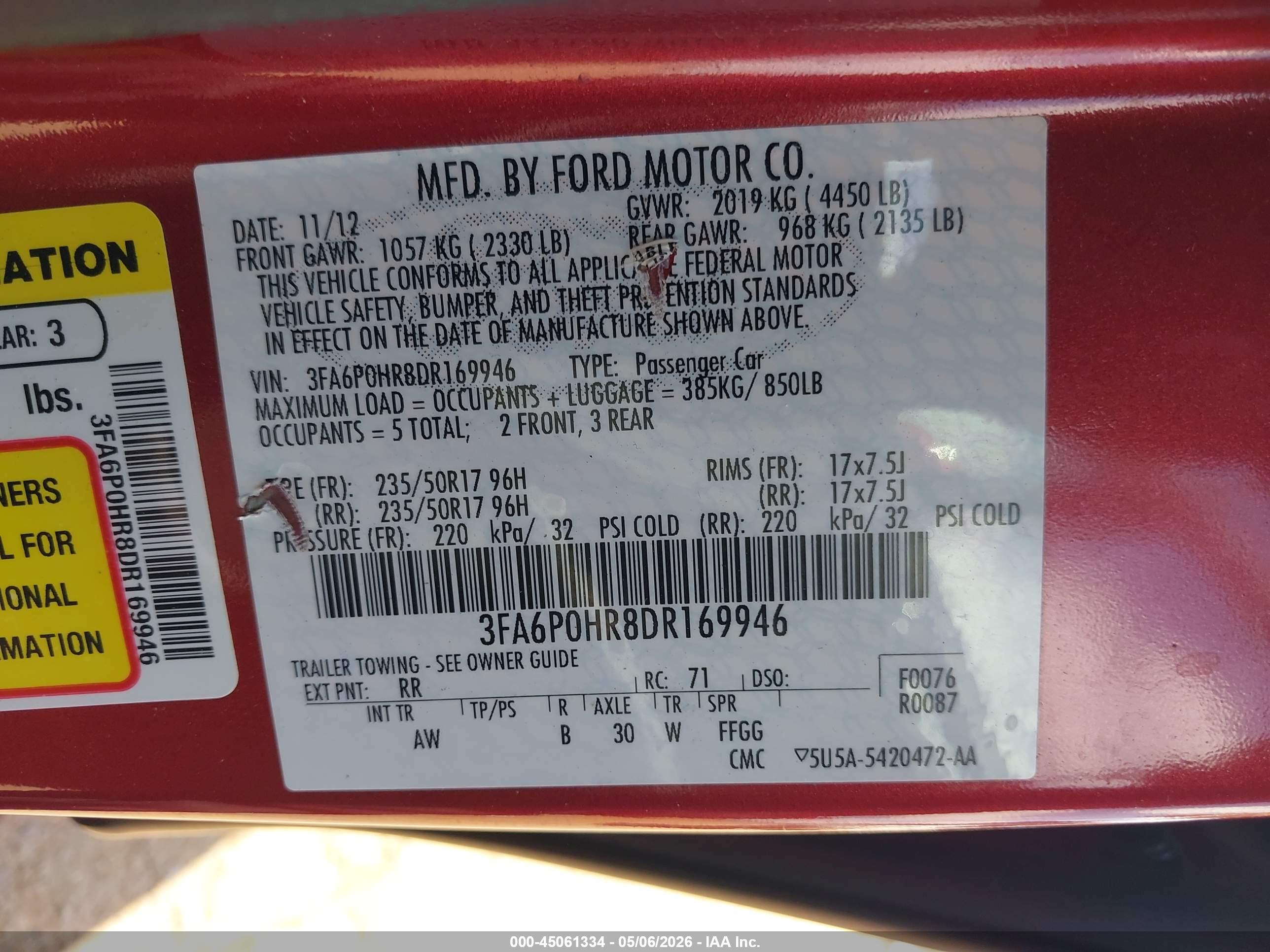 FORD FUSION image 9