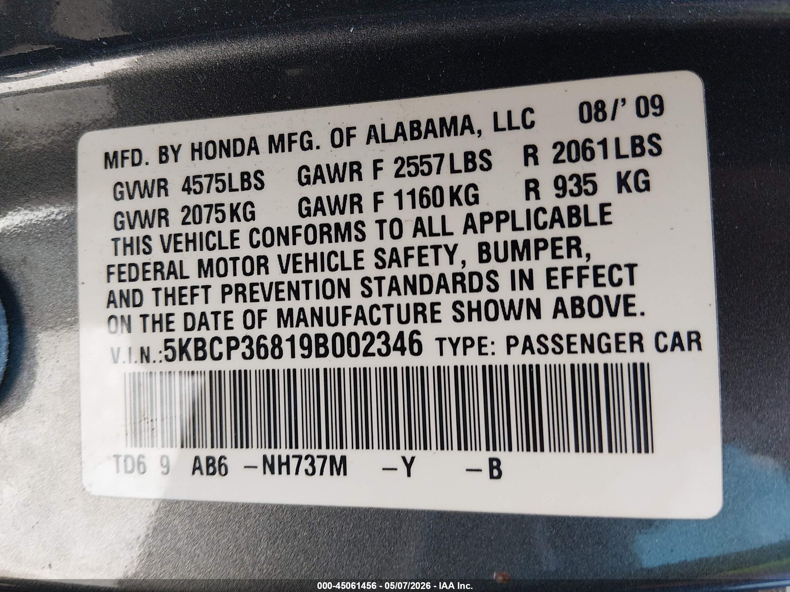 HONDA ACCORD image 9