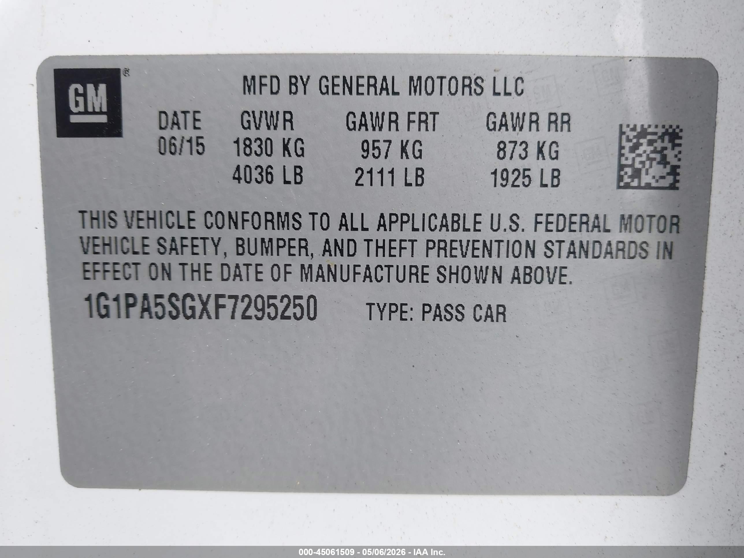 CHEVROLET CRUZE image 9
