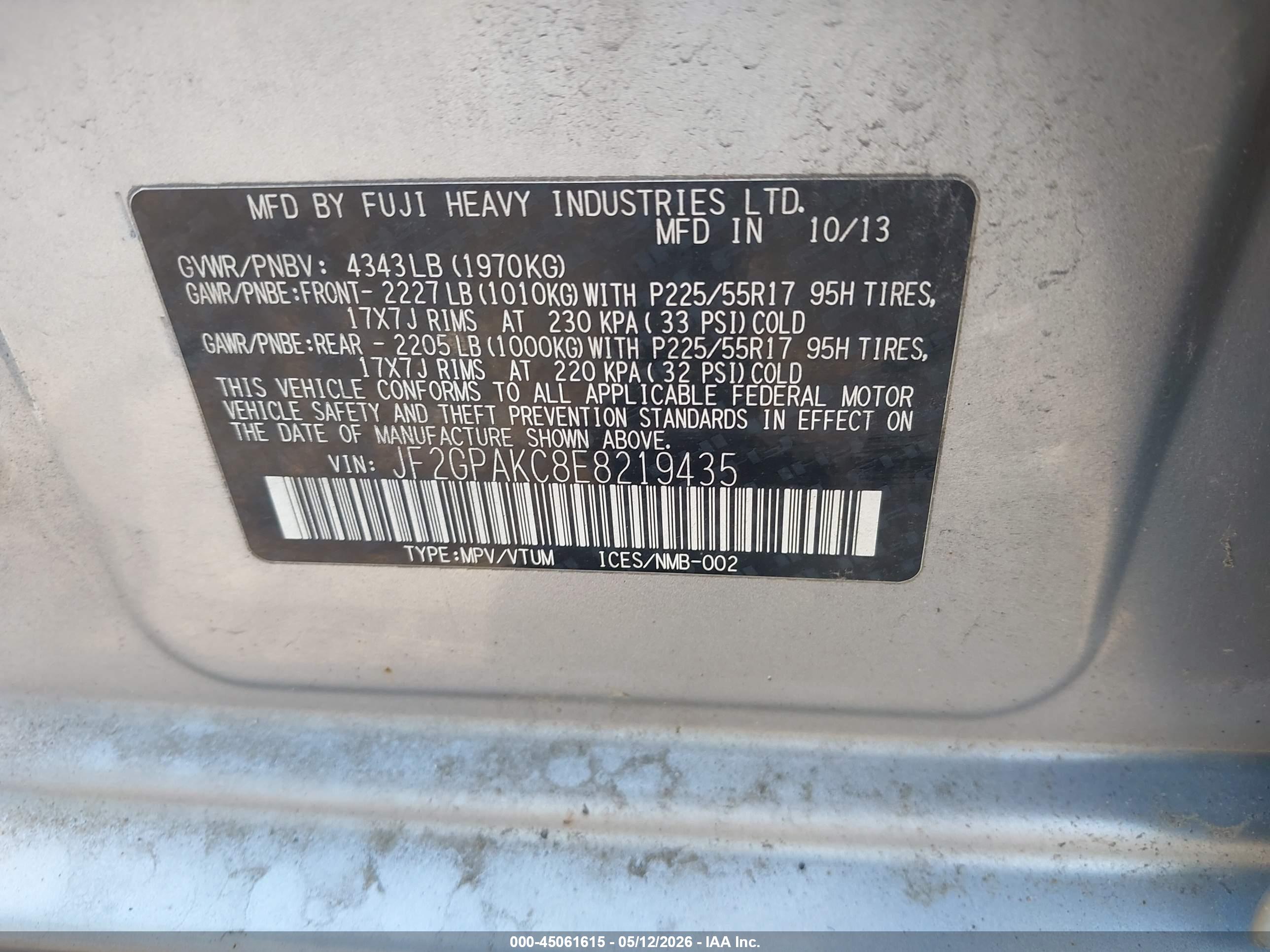 SUBARU XV image 9