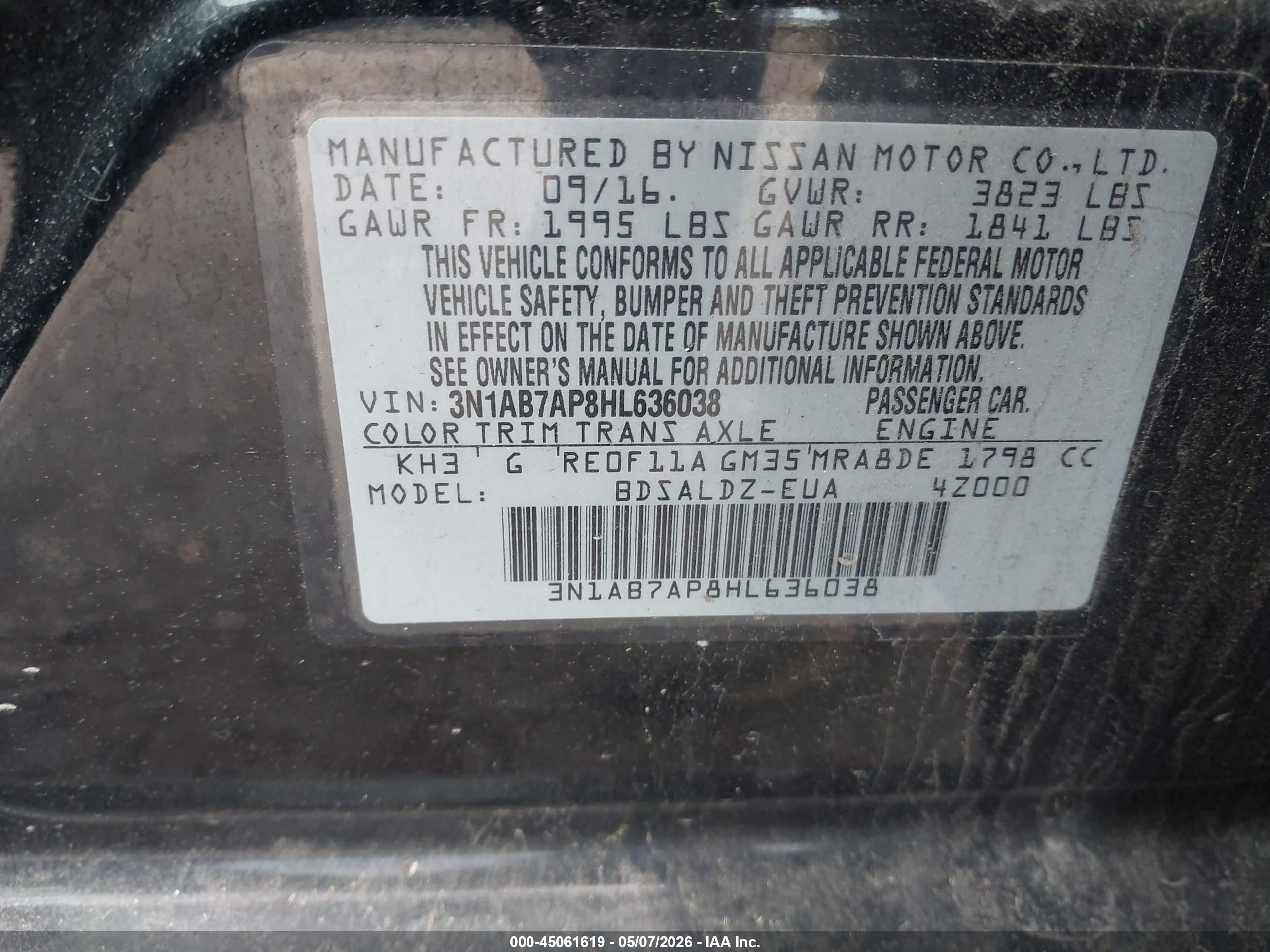 NISSAN SENTRA image 9
