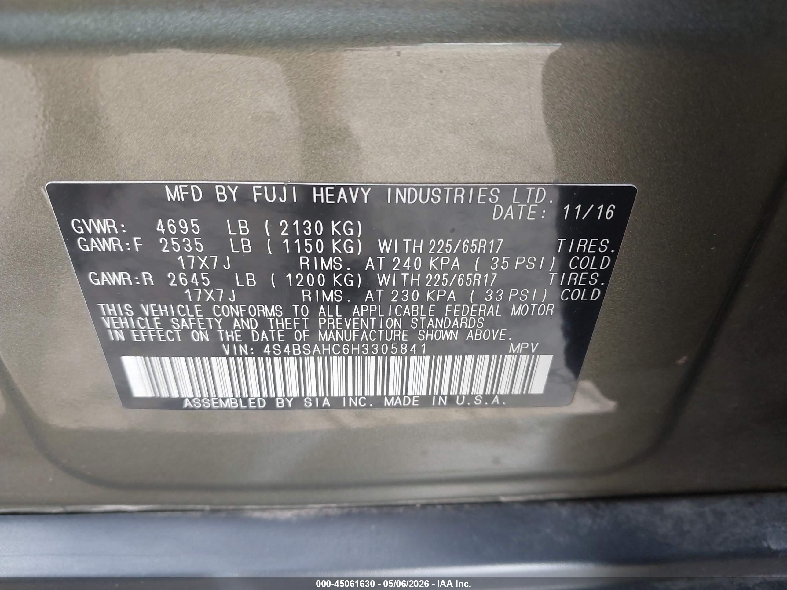 SUBARU OUTBACK image 9