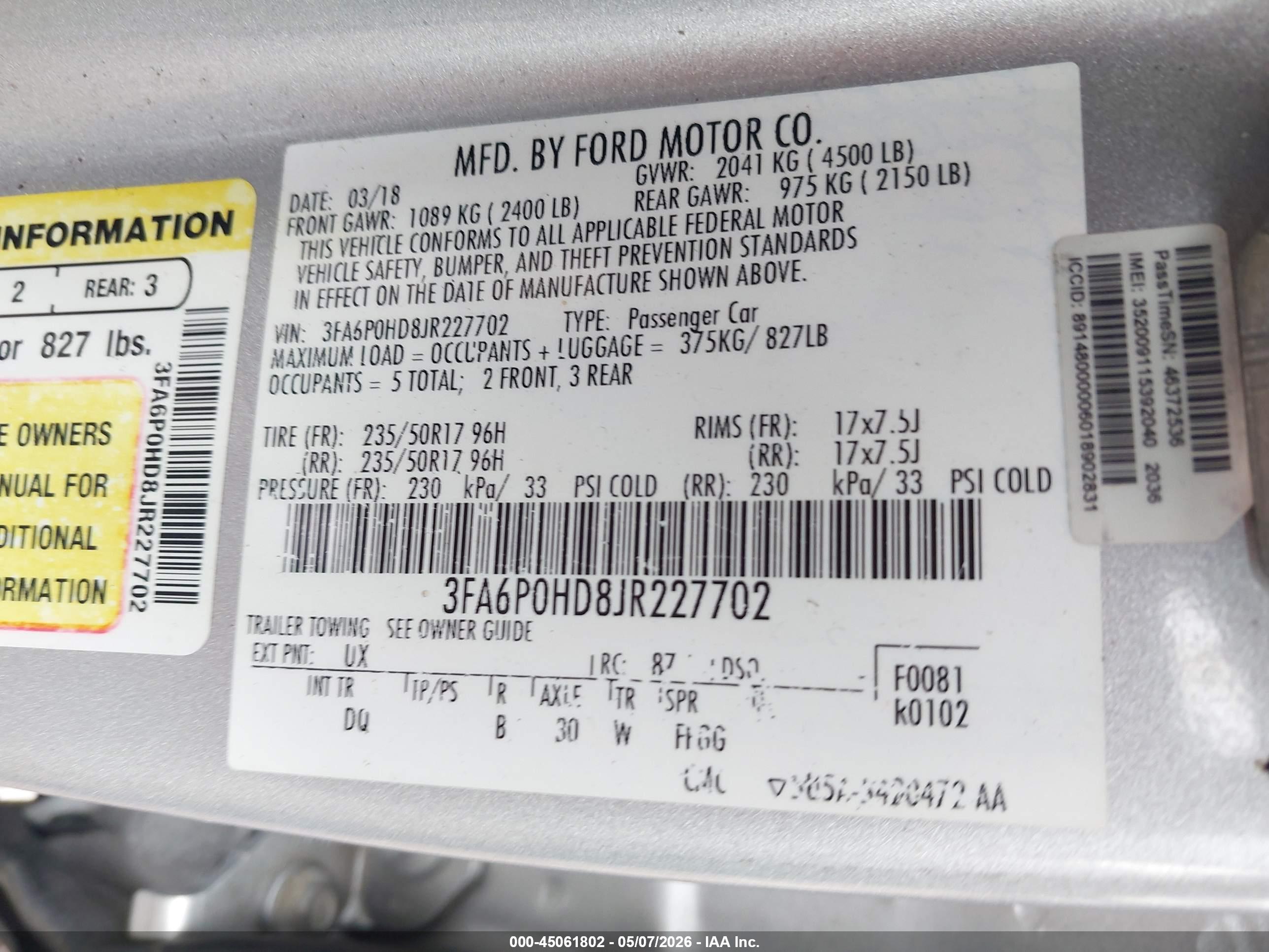 FORD FUSION image 9