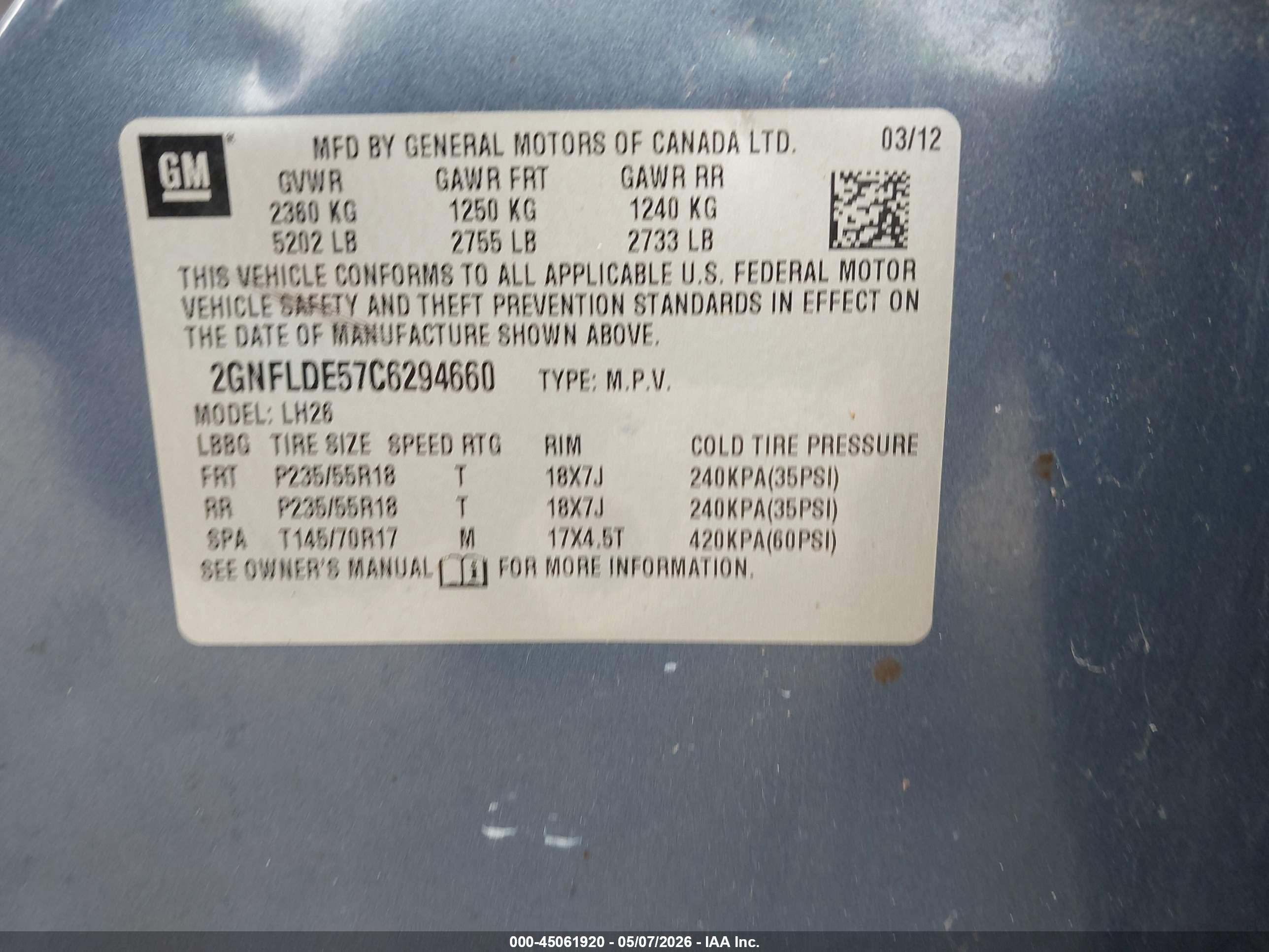 CHEVROLET EQUINOX image 9