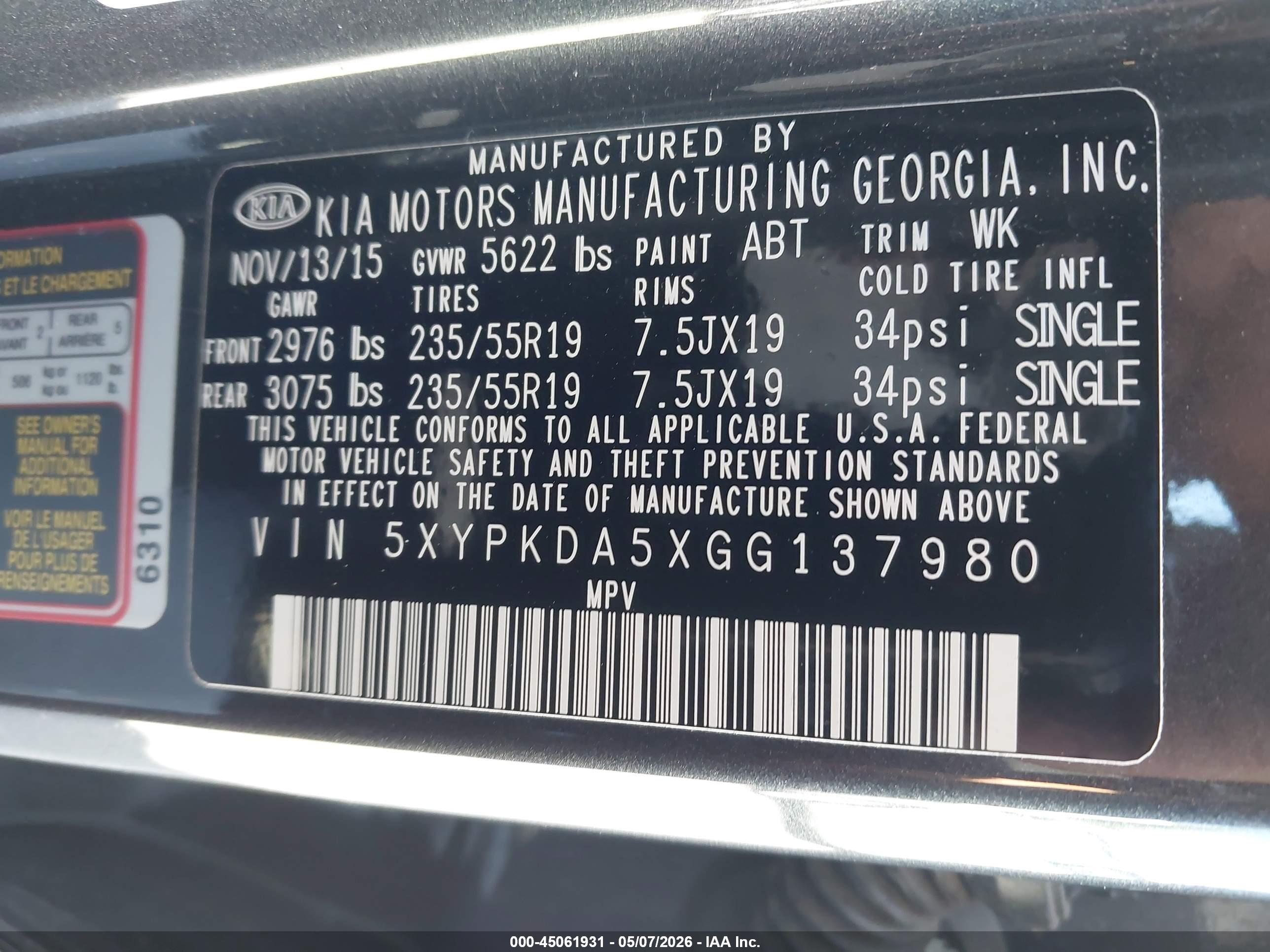 KIA SORENTO image 9