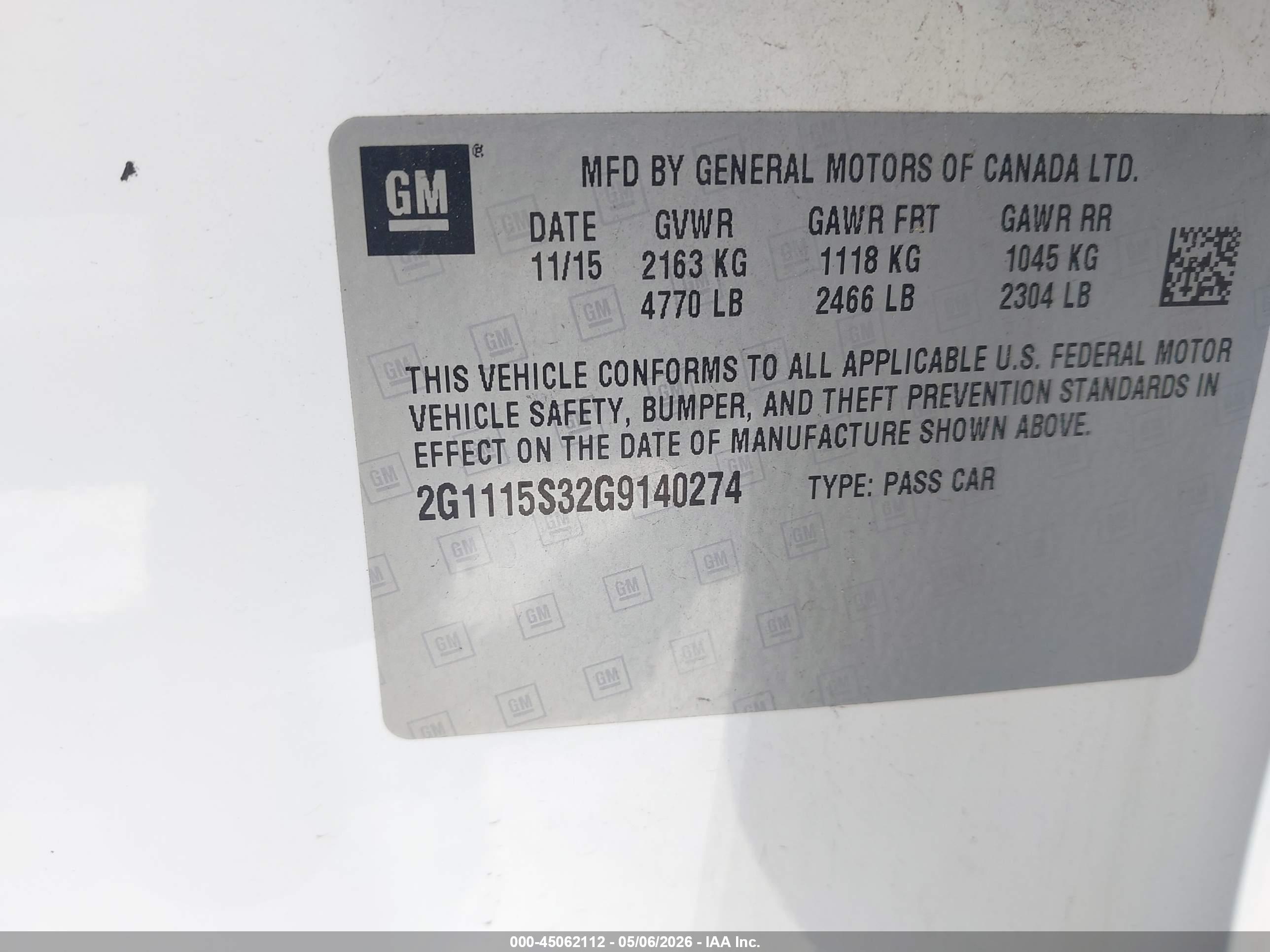 CHEVROLET IMPALA image 9