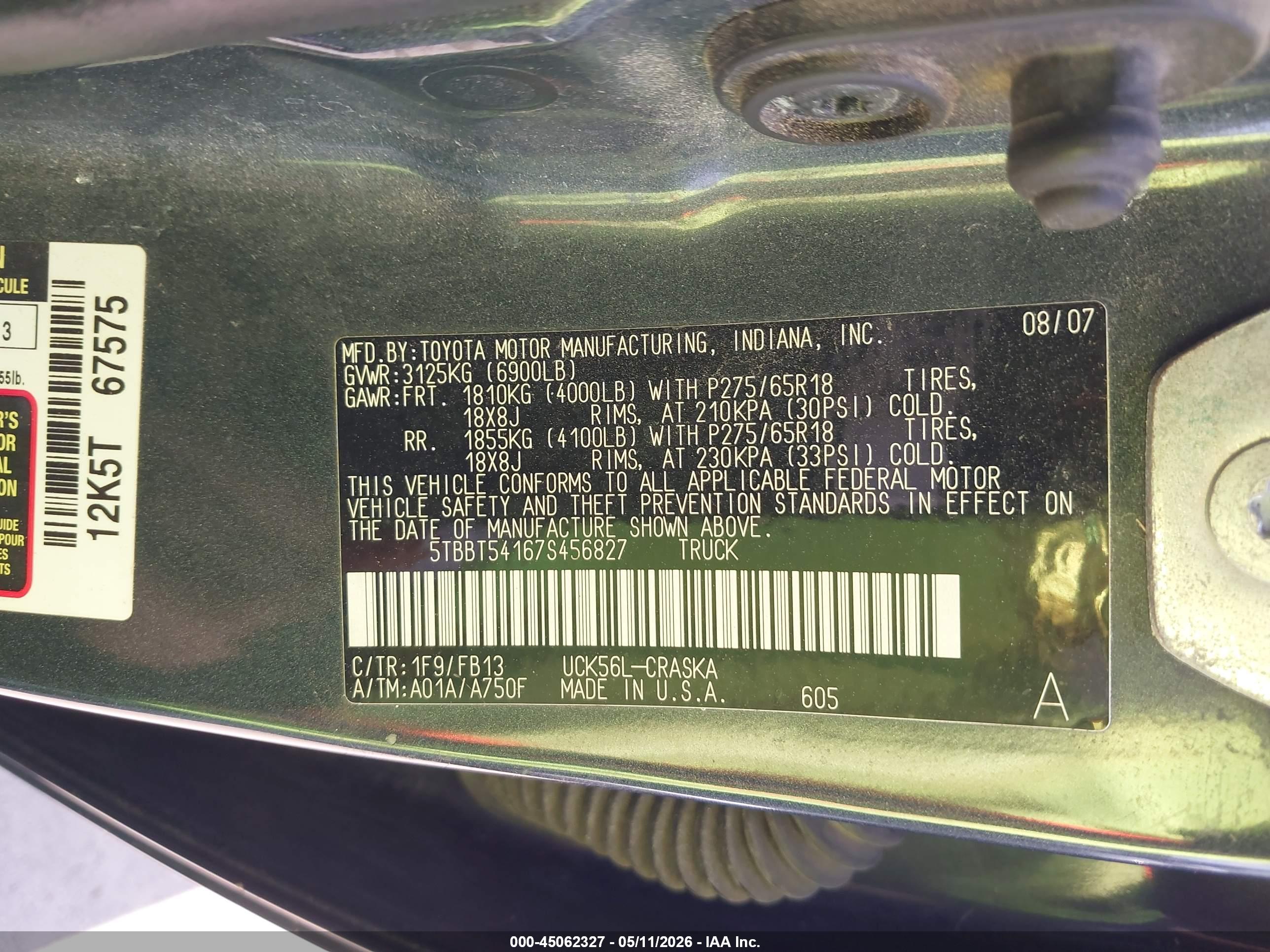 TOYOTA TUNDRA image 9