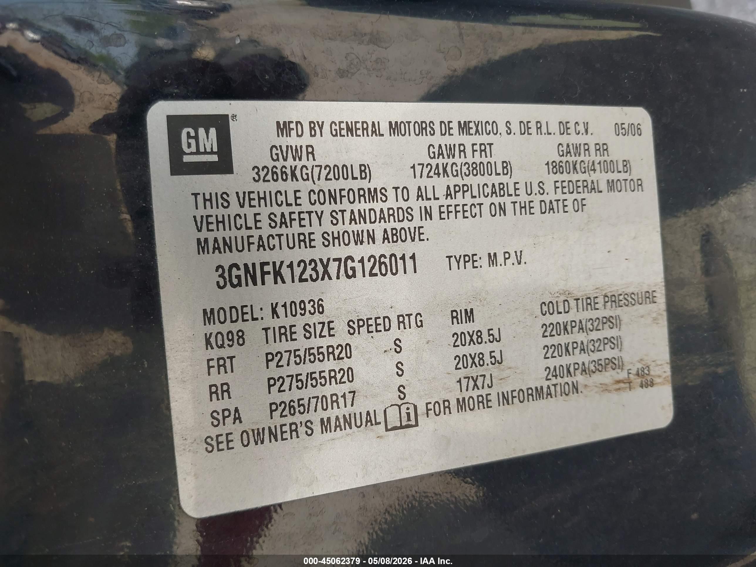 CHEVROLET AVALANCHE image 9