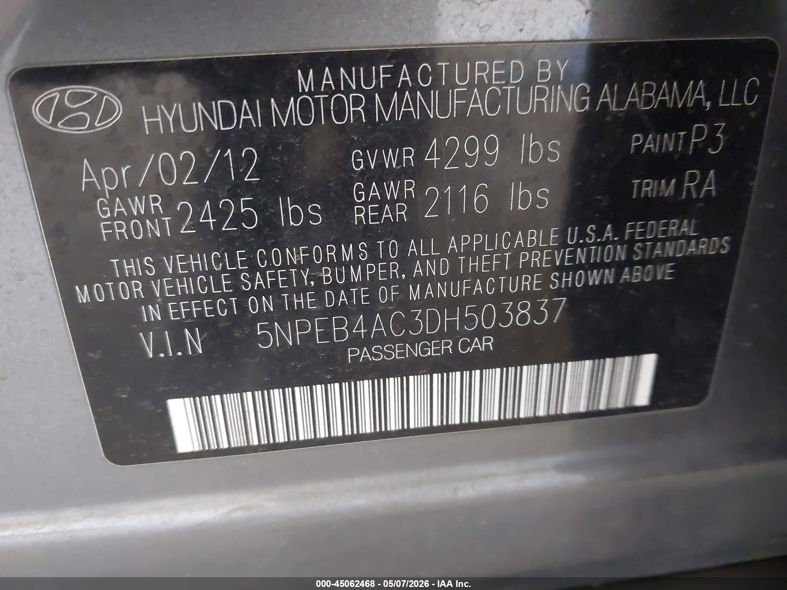 HYUNDAI SONATA image 9