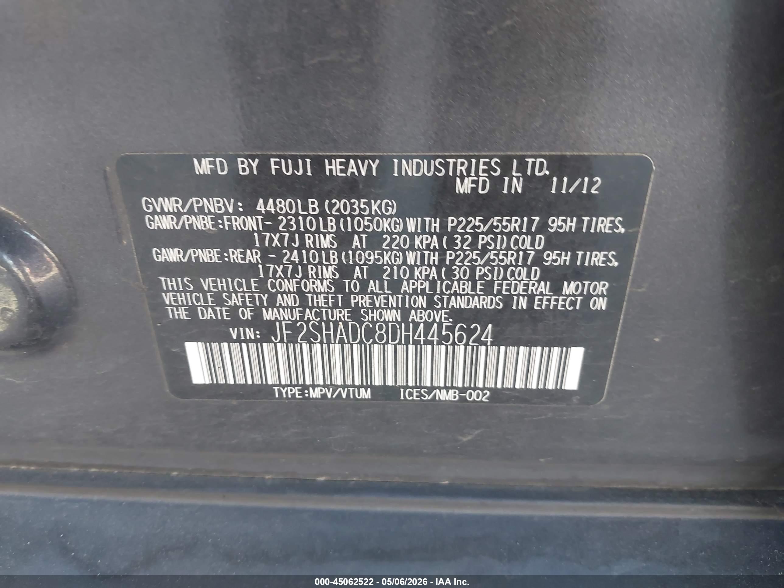 SUBARU FORESTER image 9