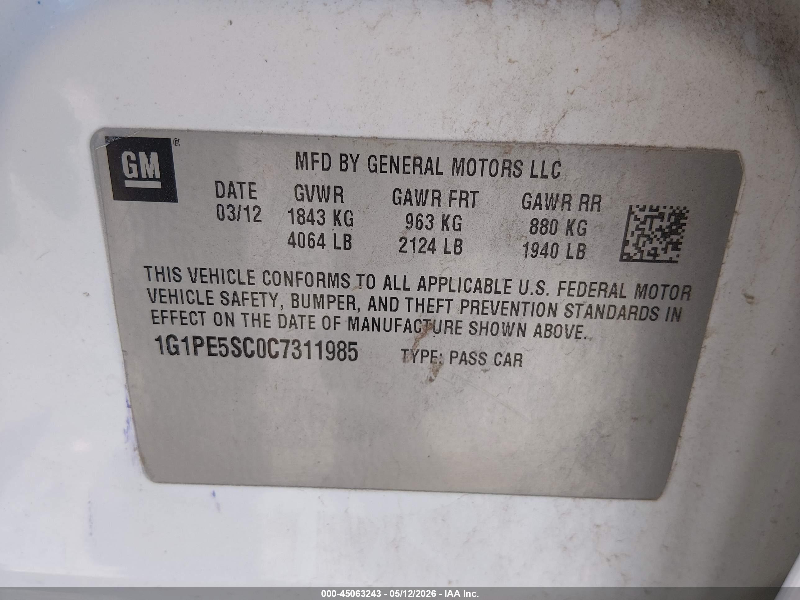 CHEVROLET CRUZE image 9