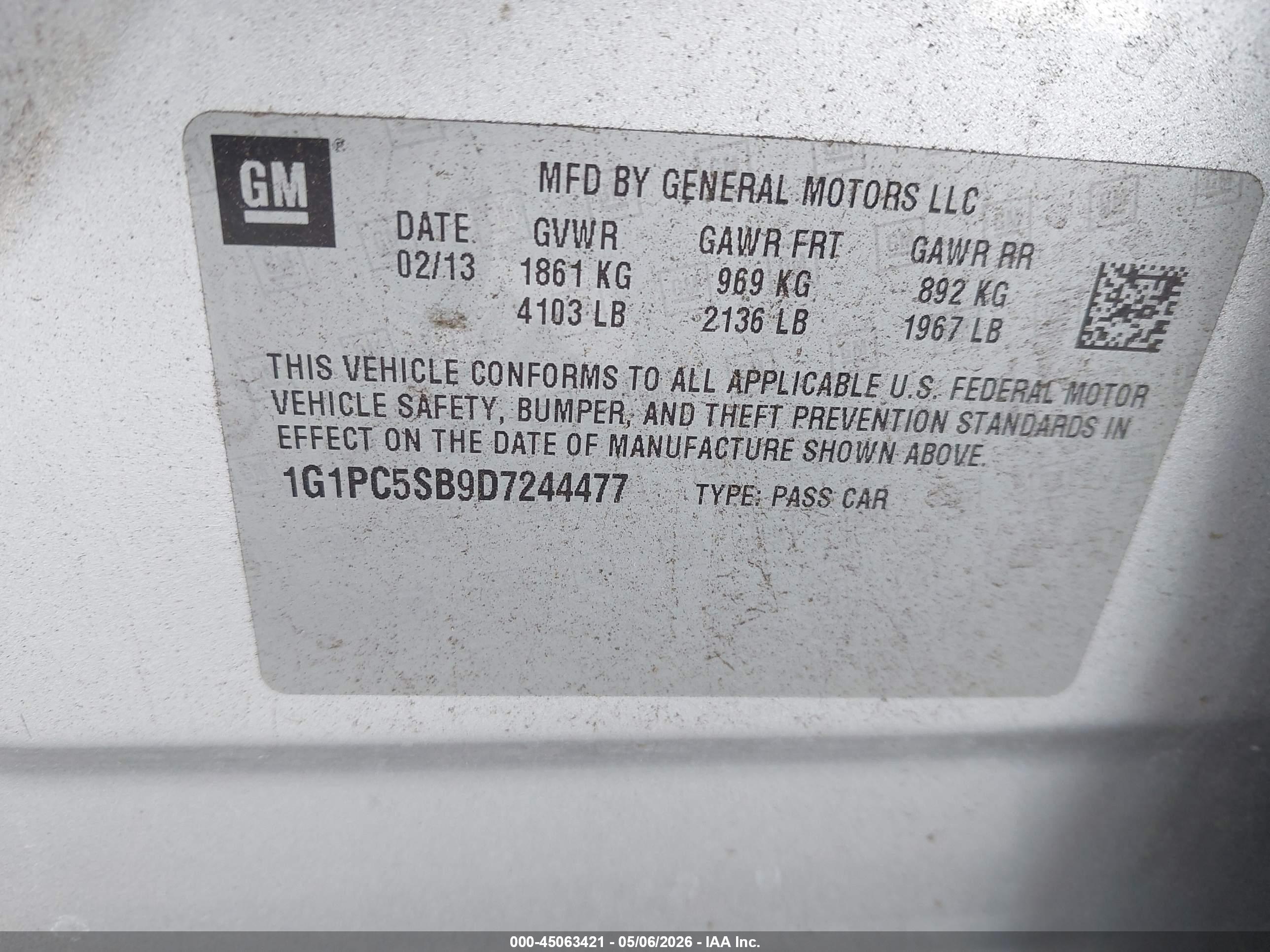 CHEVROLET CRUZE image 9