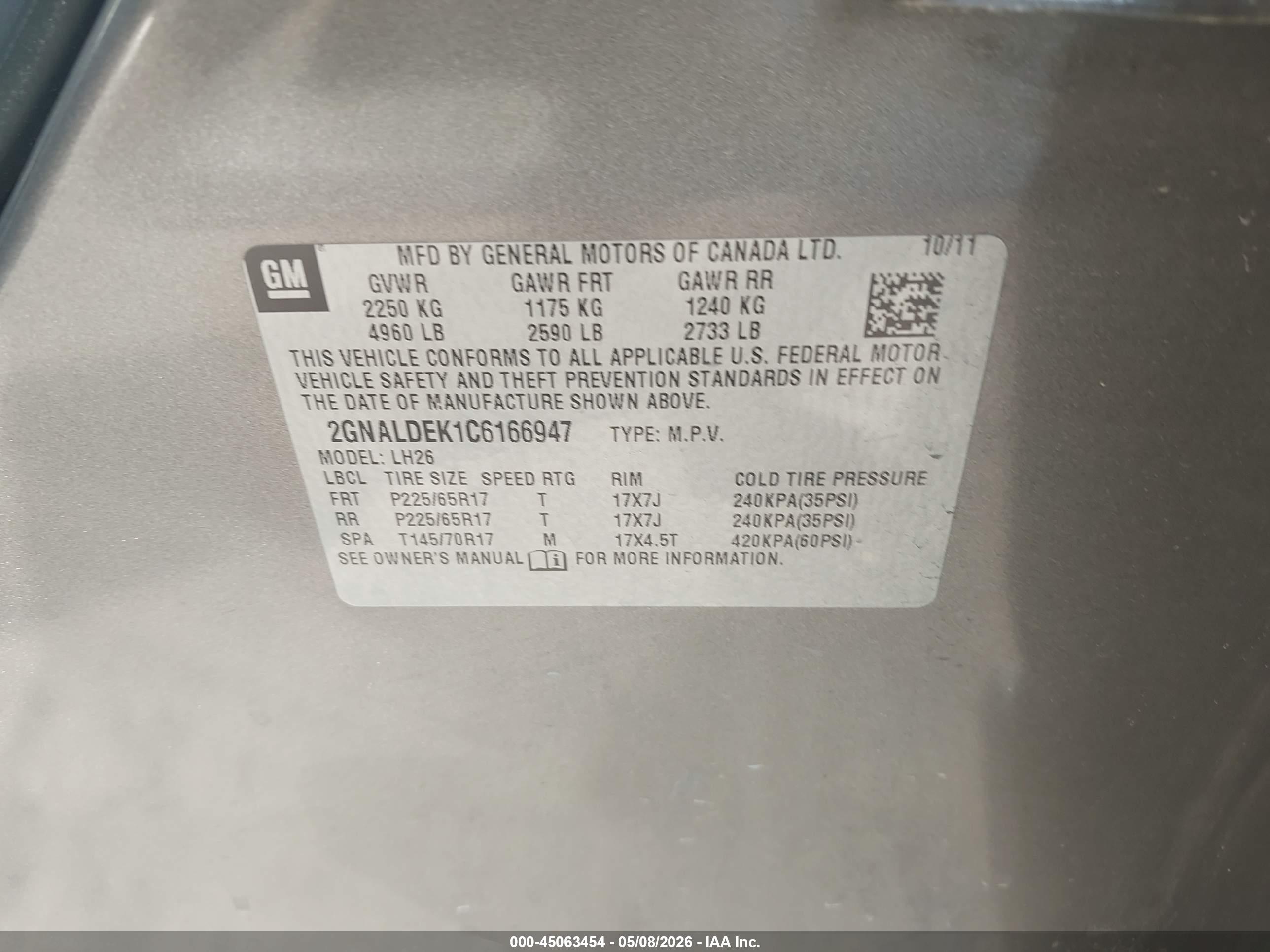 CHEVROLET EQUINOX image 9