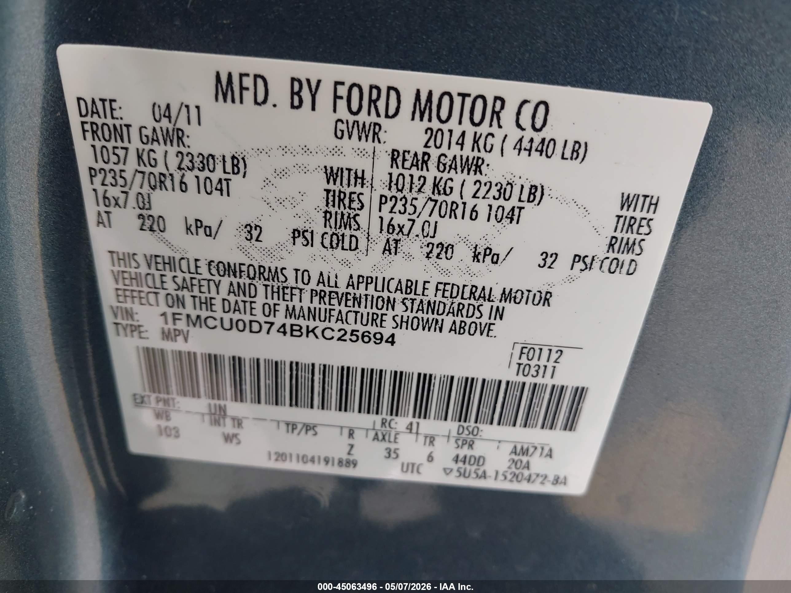 FORD ESCAPE image 9
