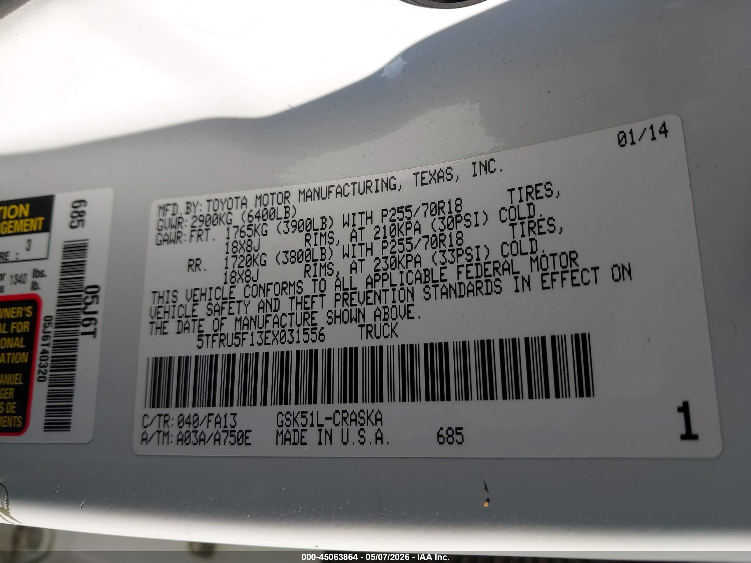 TOYOTA TUNDRA image 9