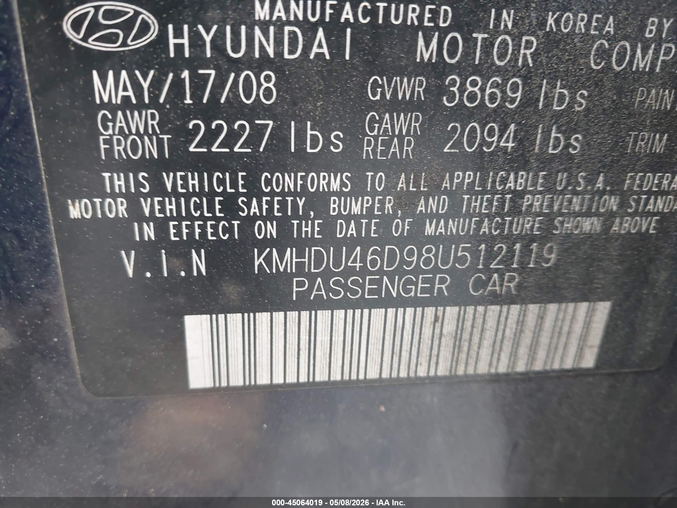 HYUNDAI ELANTRA image 9