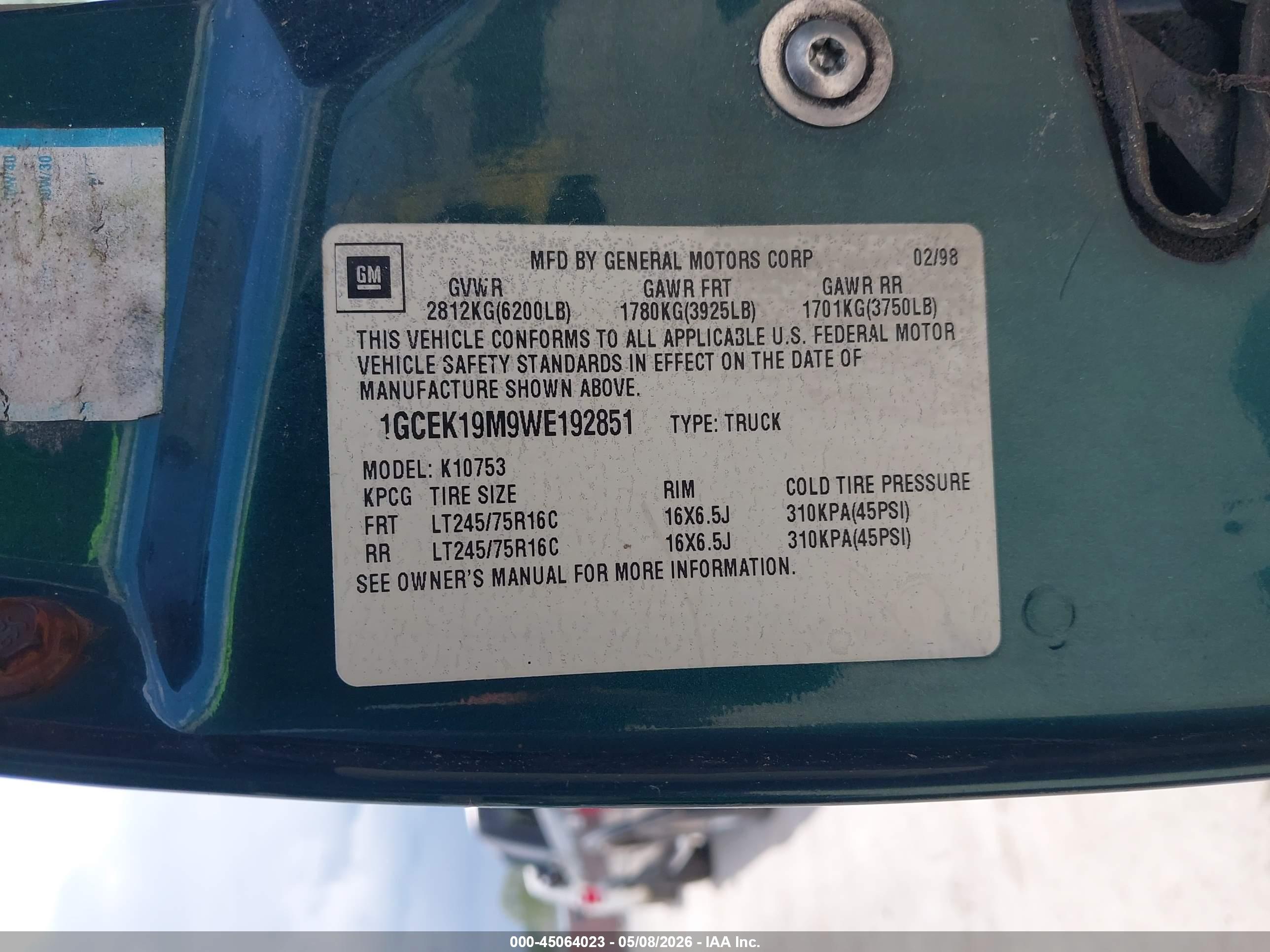 CHEVROLET K1500 image 9