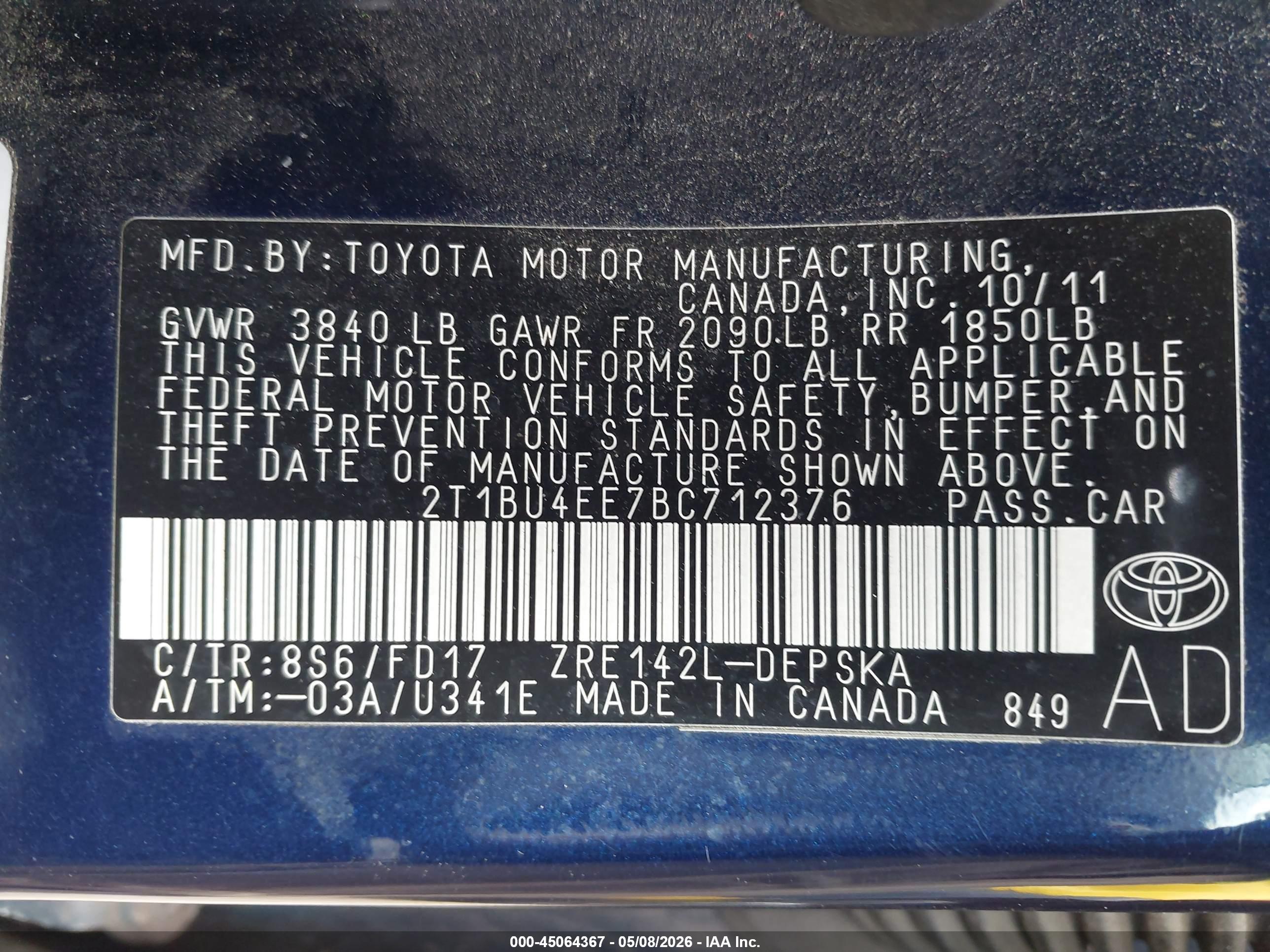 TOYOTA COROLLA image 9