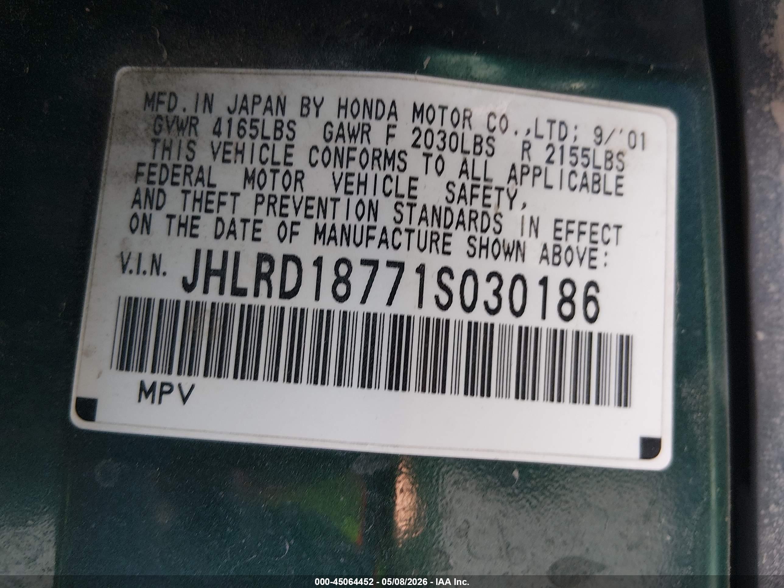 HONDA CR-V image 9